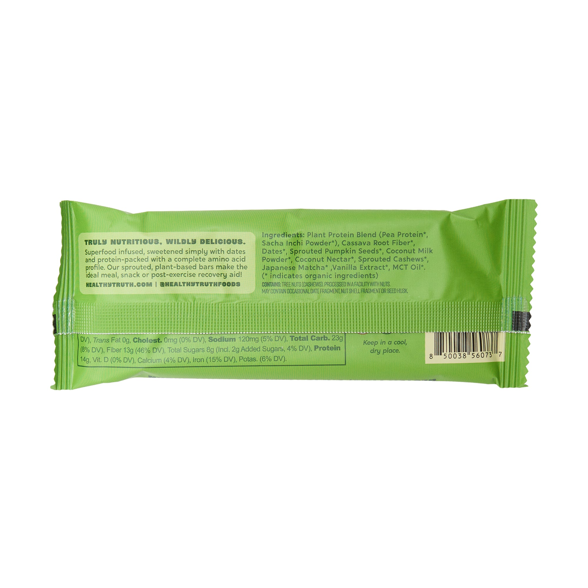Healthy Truth Protein Bar Matcha Latte