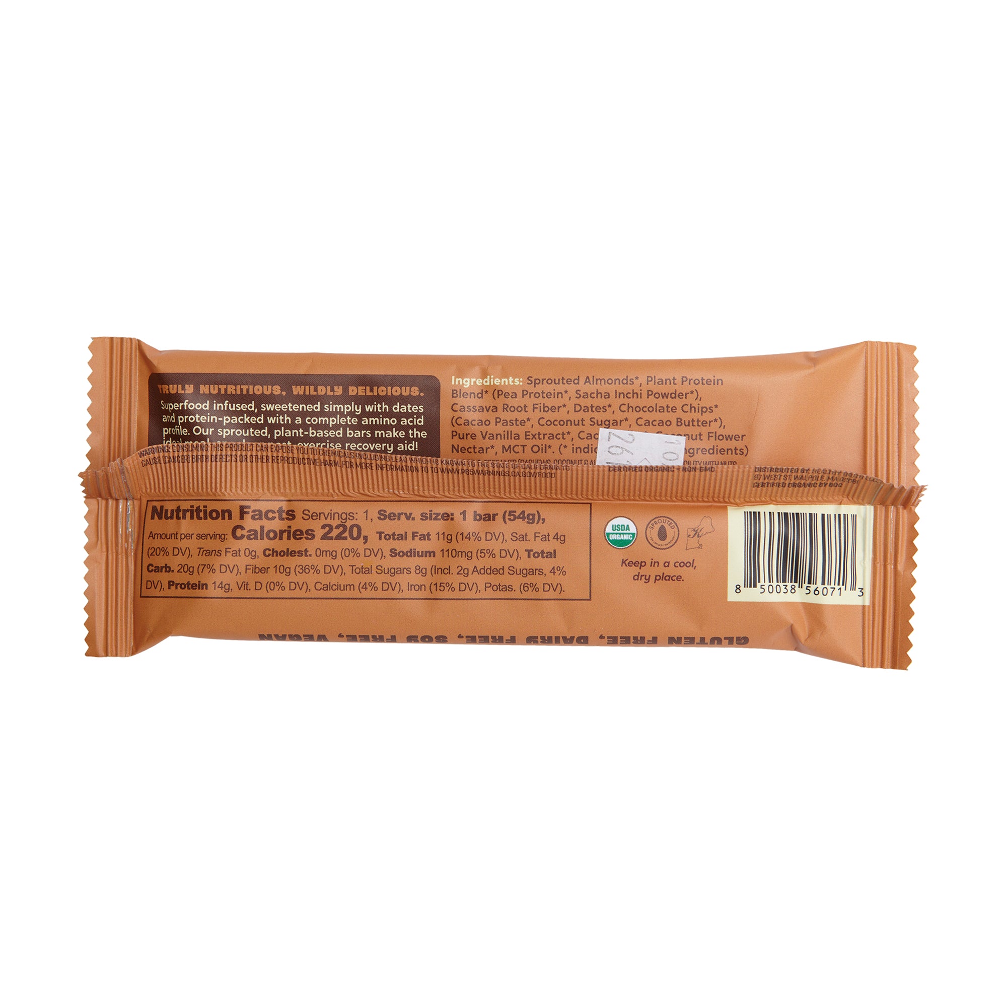 Healthy Truth Protein Bar Chocolate Almond Butter