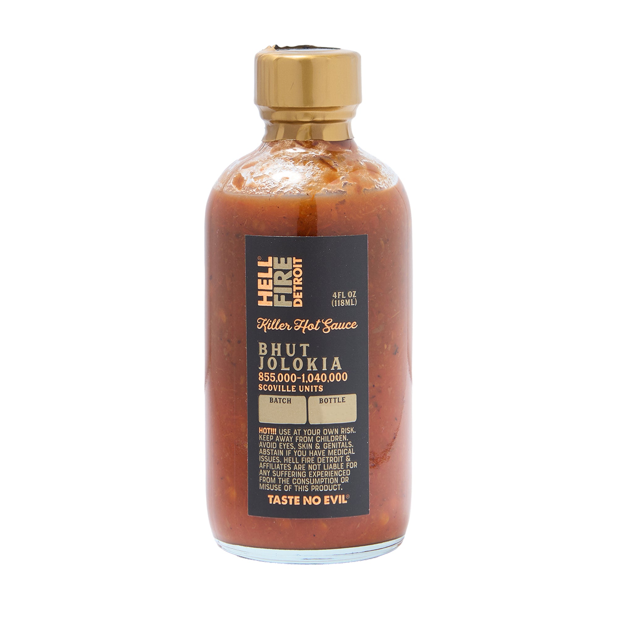 Hell Fire Hot Sauce Bhut Jolokia