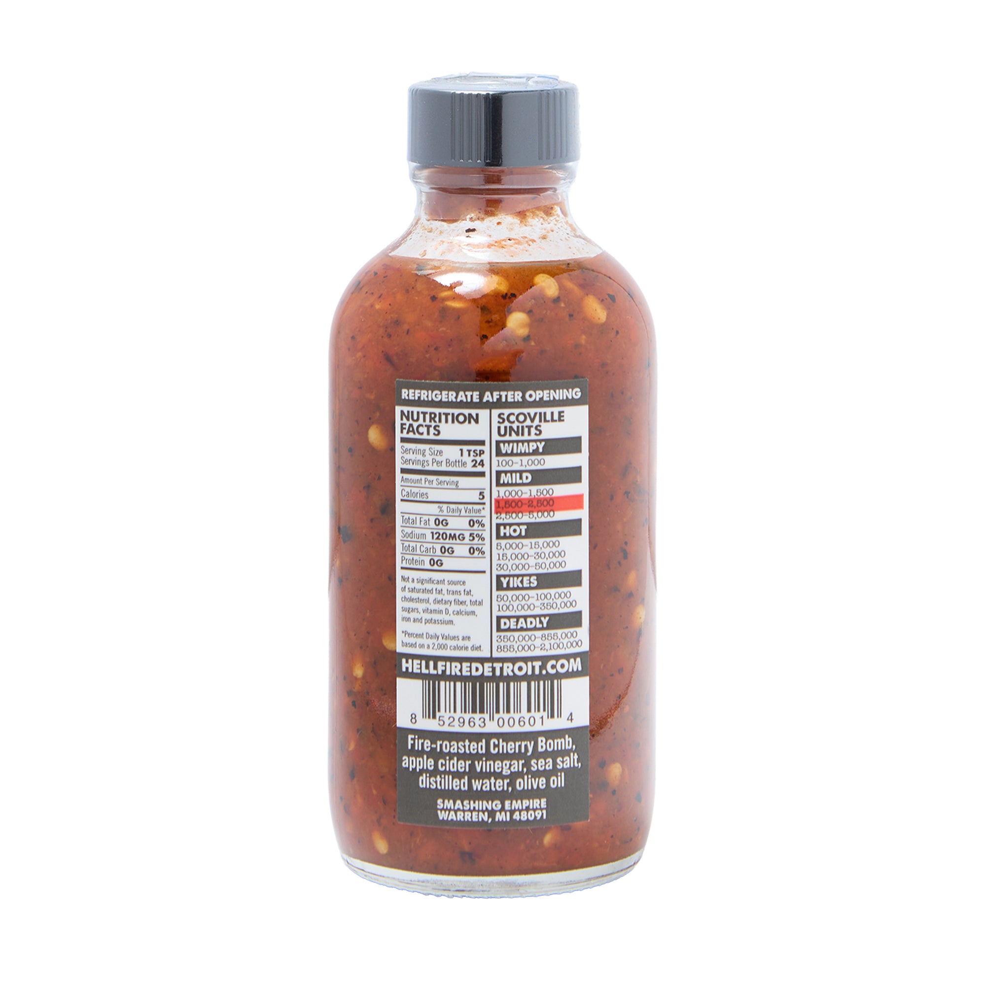 Hell Fire Hot Sauce Cherry Bomb