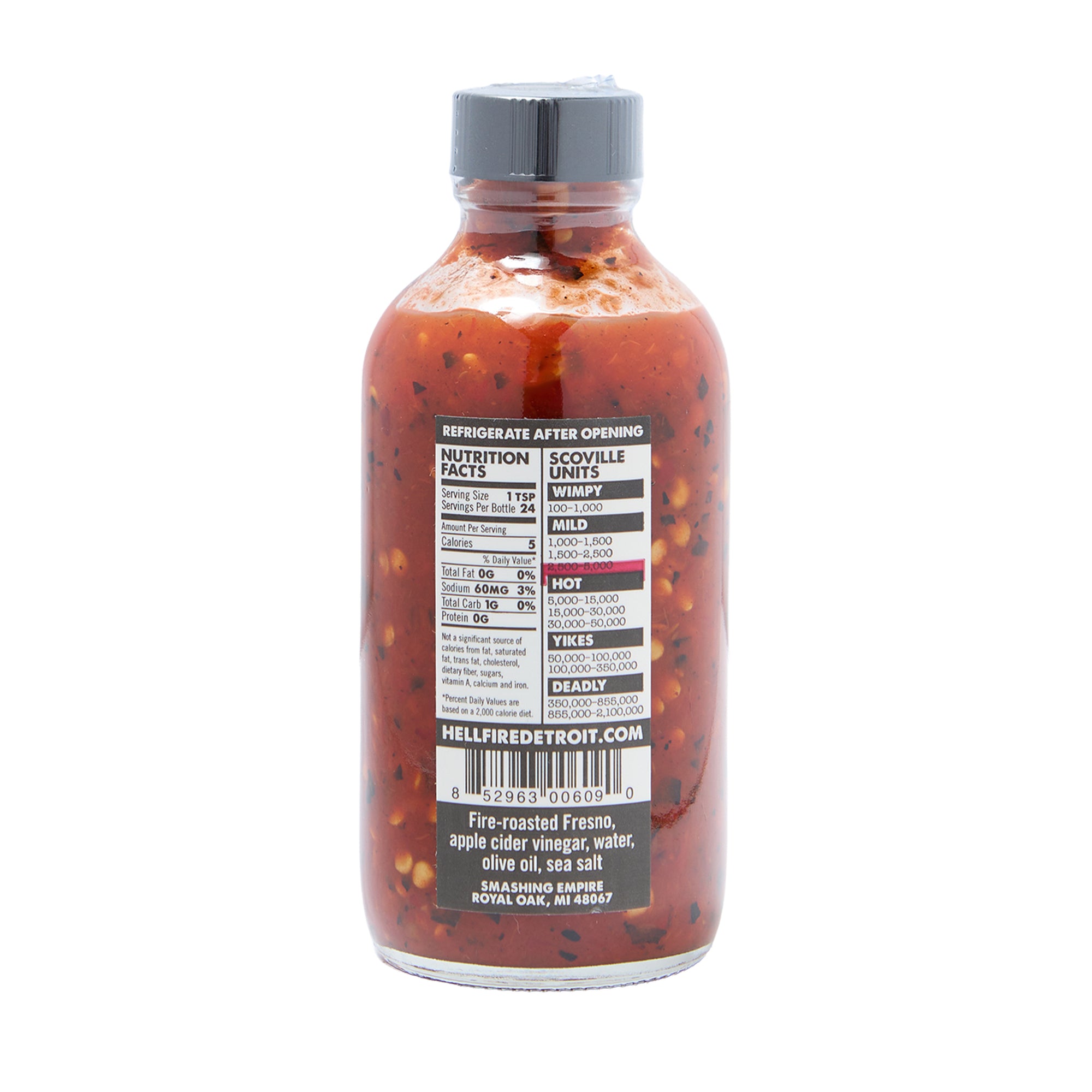 Hell Fire Hot Sauce Fresno