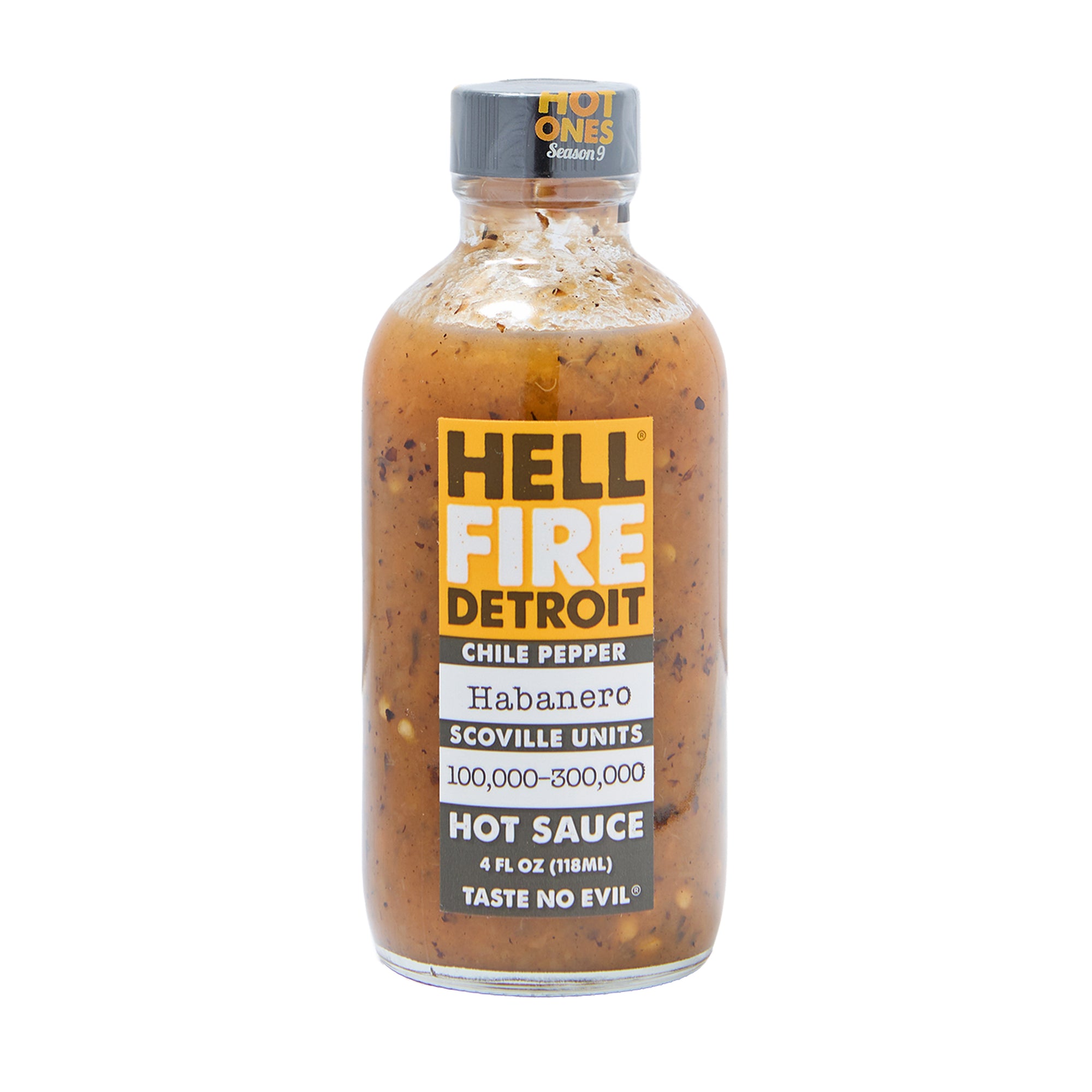 Hell Fire Hot Sauce Habanero