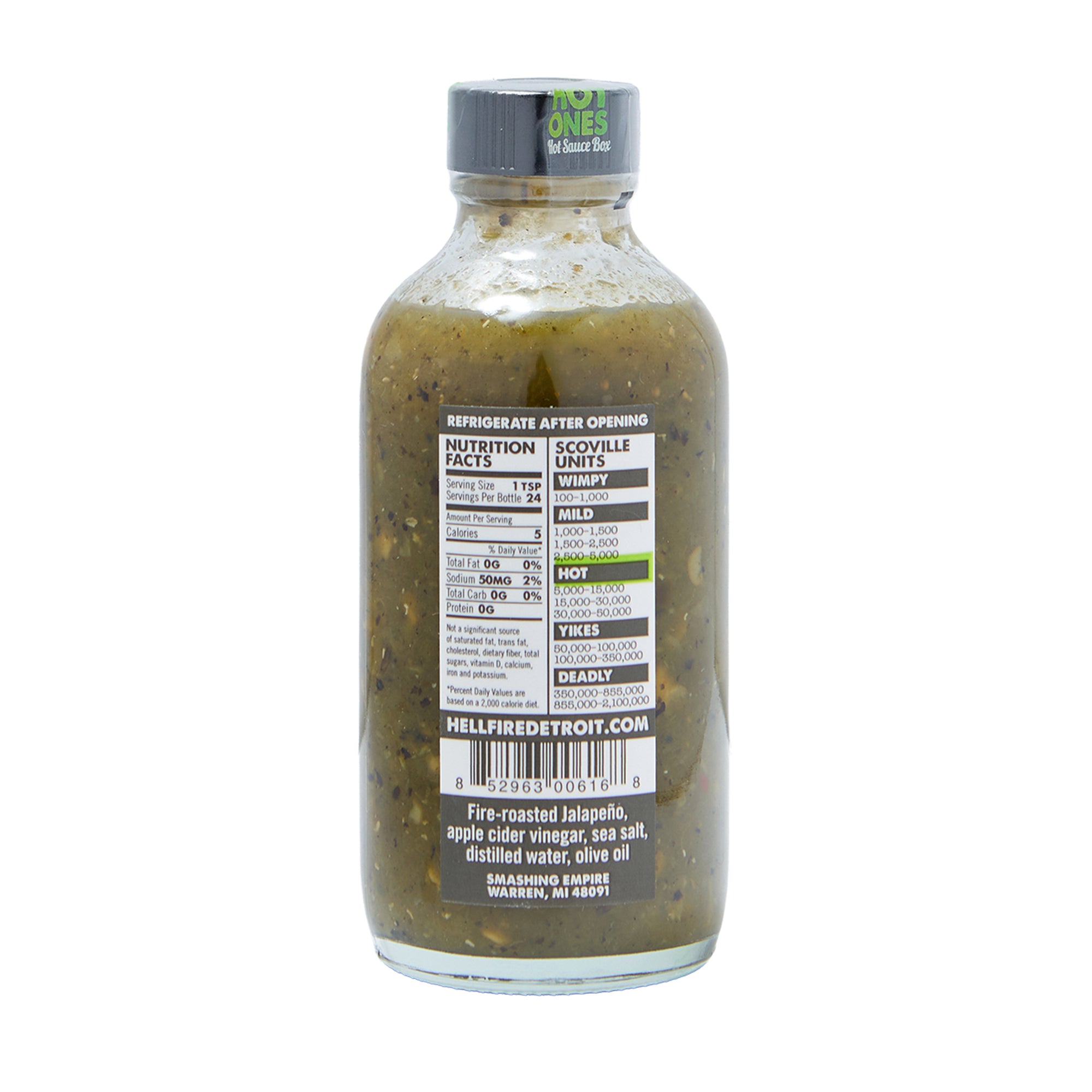 Hell Fire Hot Sauce Jalapeno