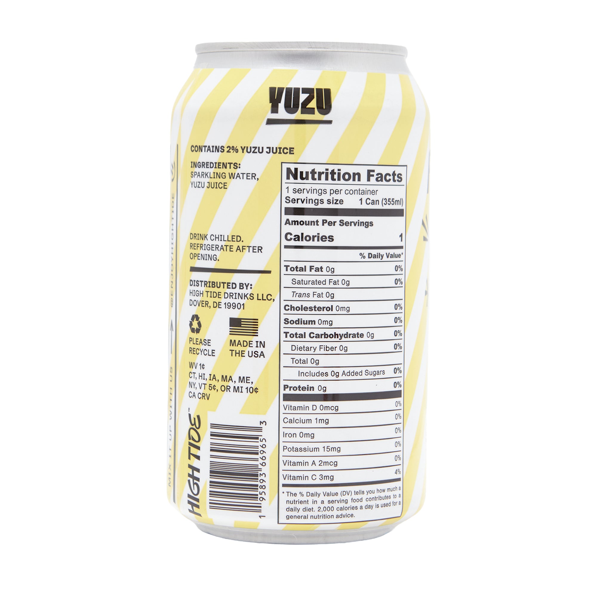 High Tide Sparkling Water Yuzu