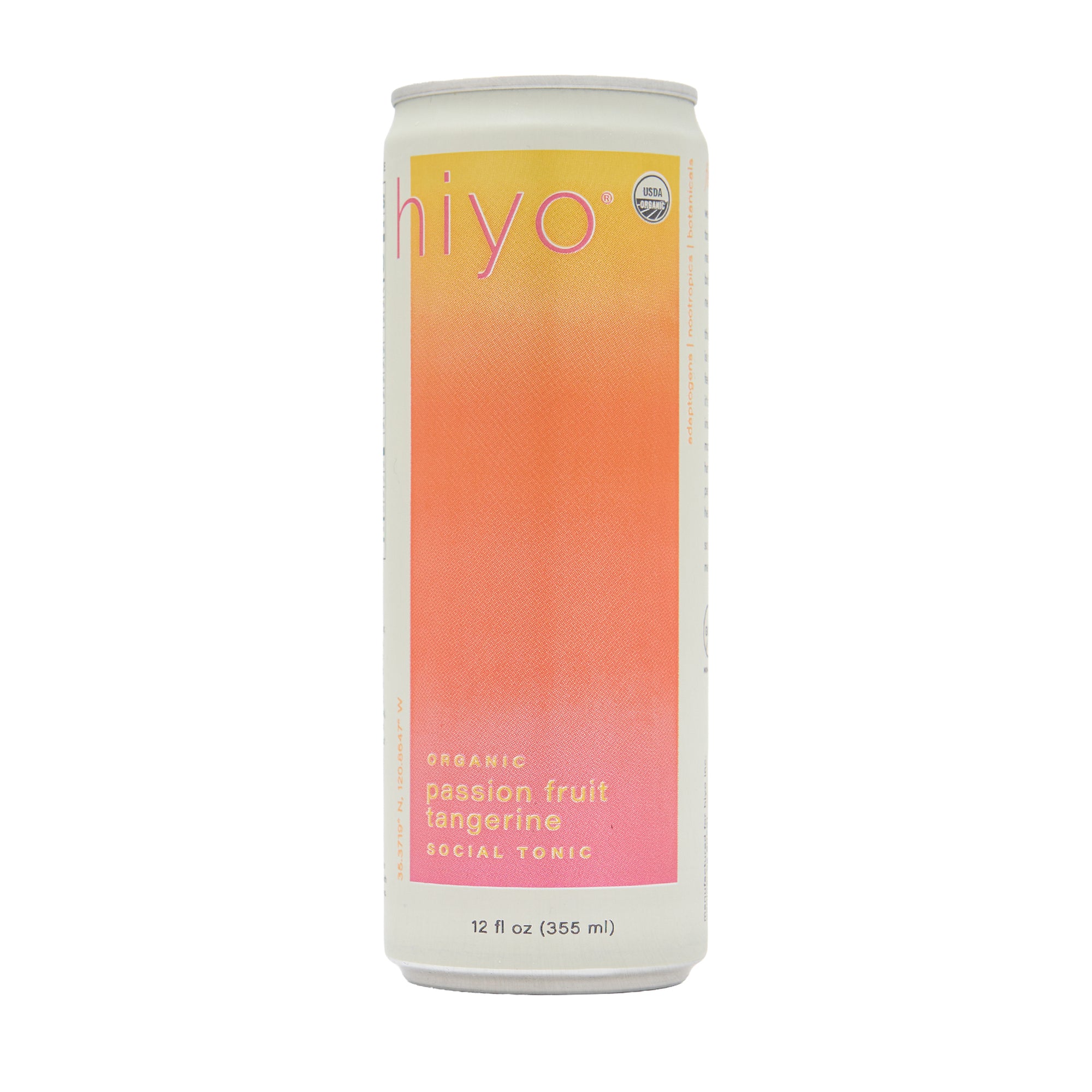 Hiyo Mocktail Passionfruit Tangerine