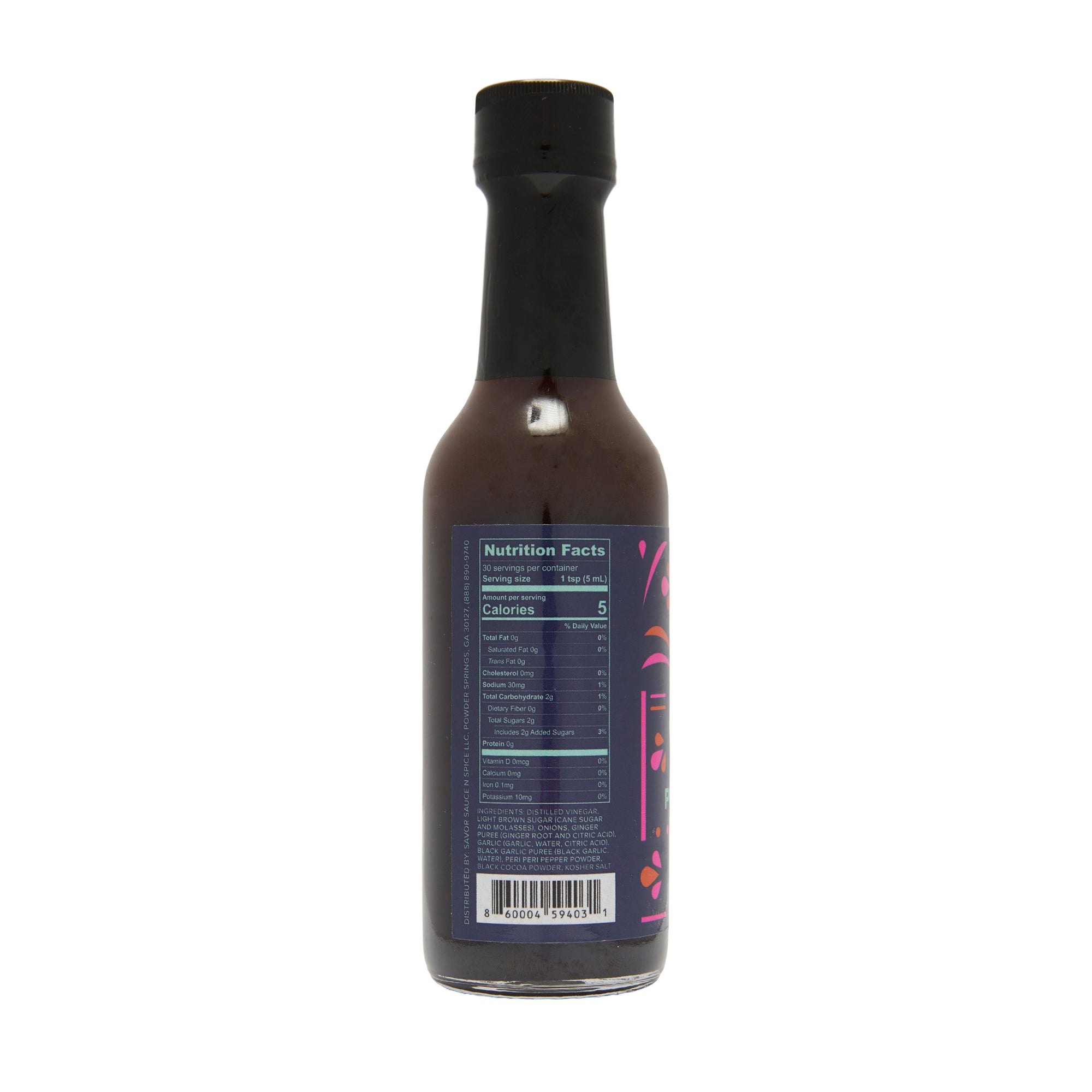 Hot N Saucy Hot Sauce Black Garlic N Peri Peri
