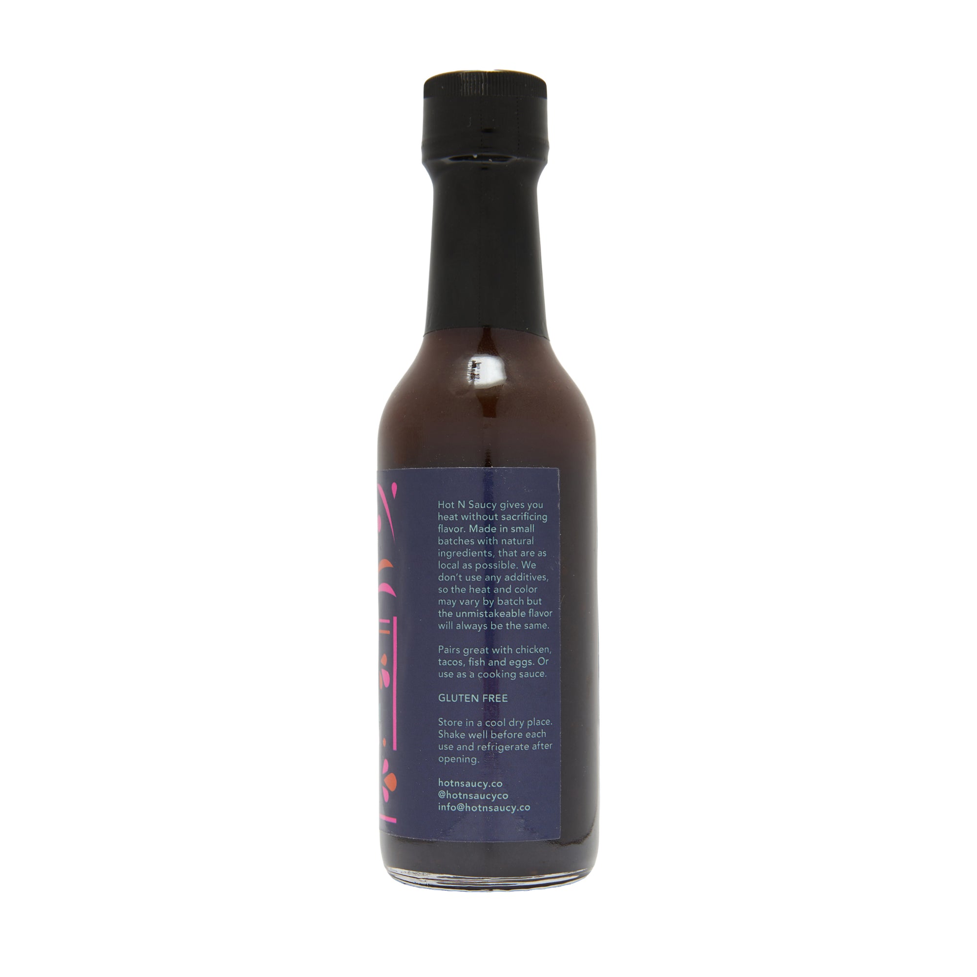Hot N Saucy Hot Sauce Black Garlic N Peri Peri