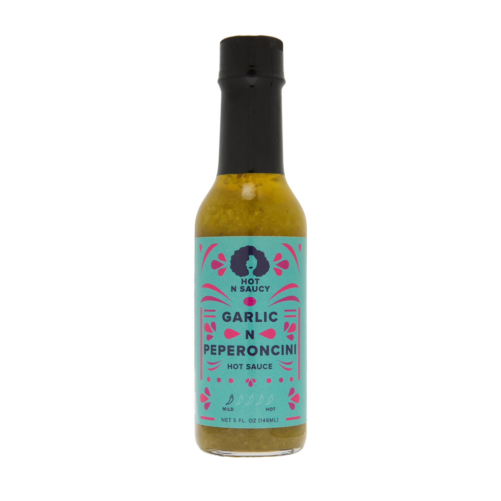 Hot N Saucy Hot Sauce Garlic N Pepperoncini