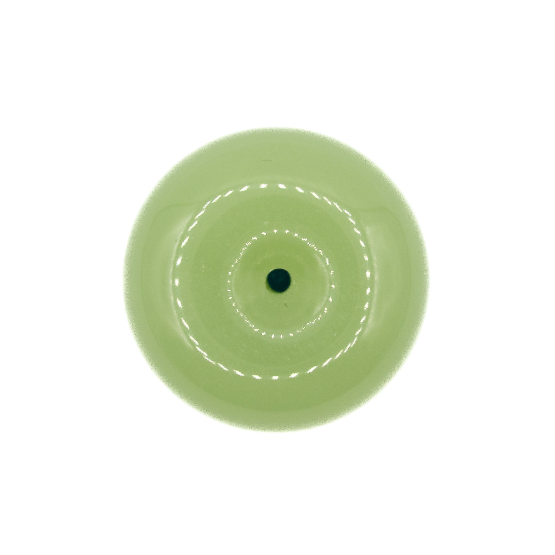 Biology Glass Incense Holder Green