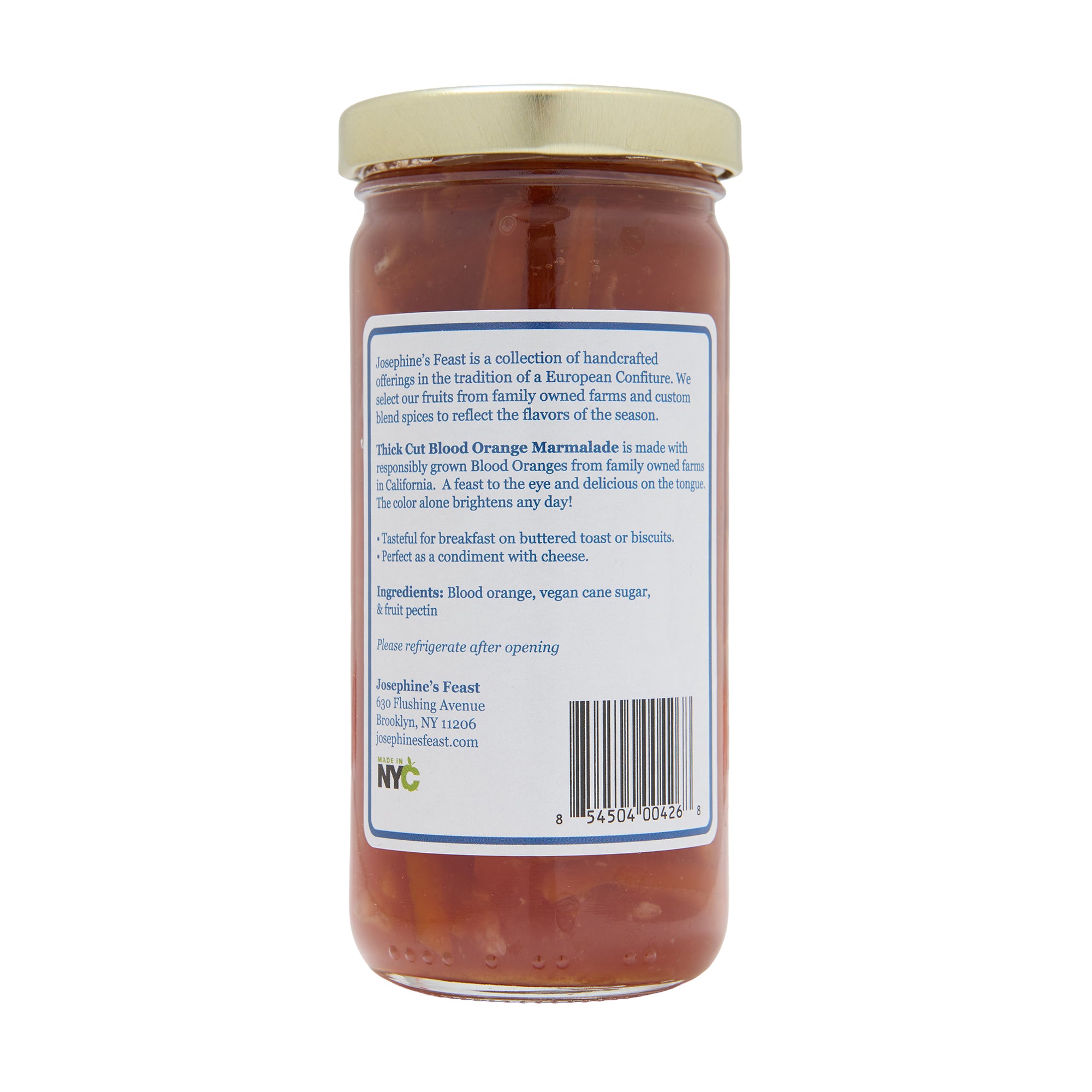 Josephines Feast Marmalade Blood Orange