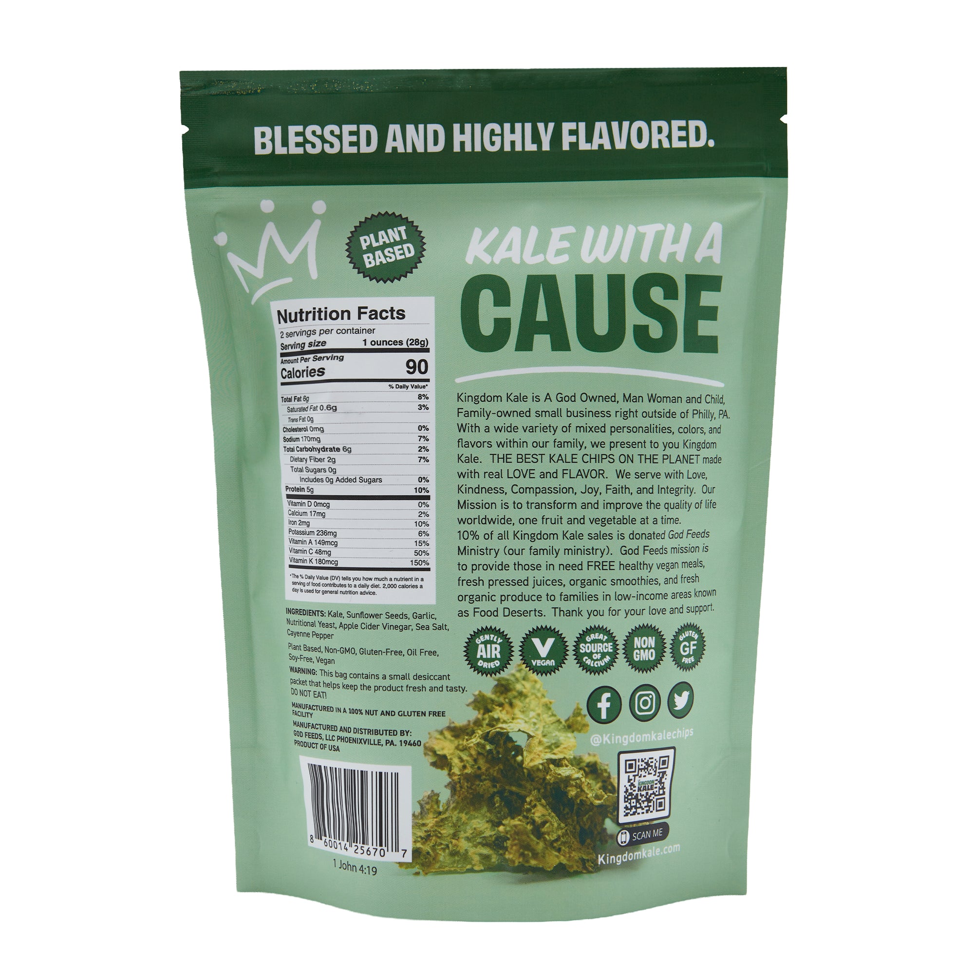 Kingdom Kale Cheezy Garlic