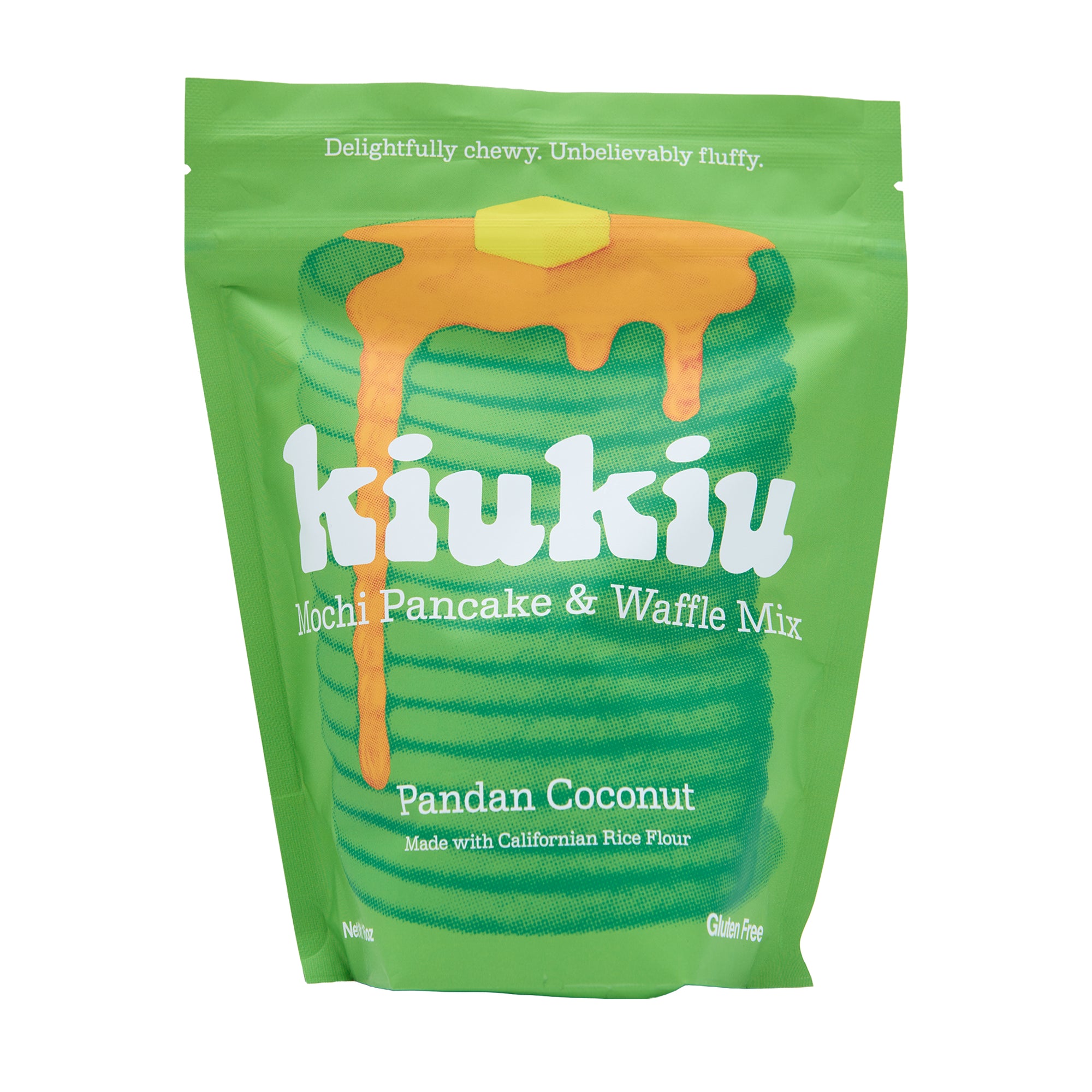 Kiu Kiu Mochi Pancake and Waffle Mix Coconut Pandan