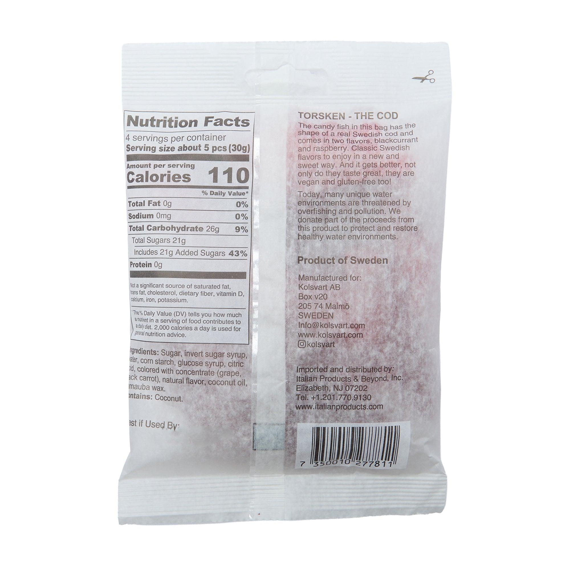 Kolsvart Candy Fish Blackcurrant & Raspberry