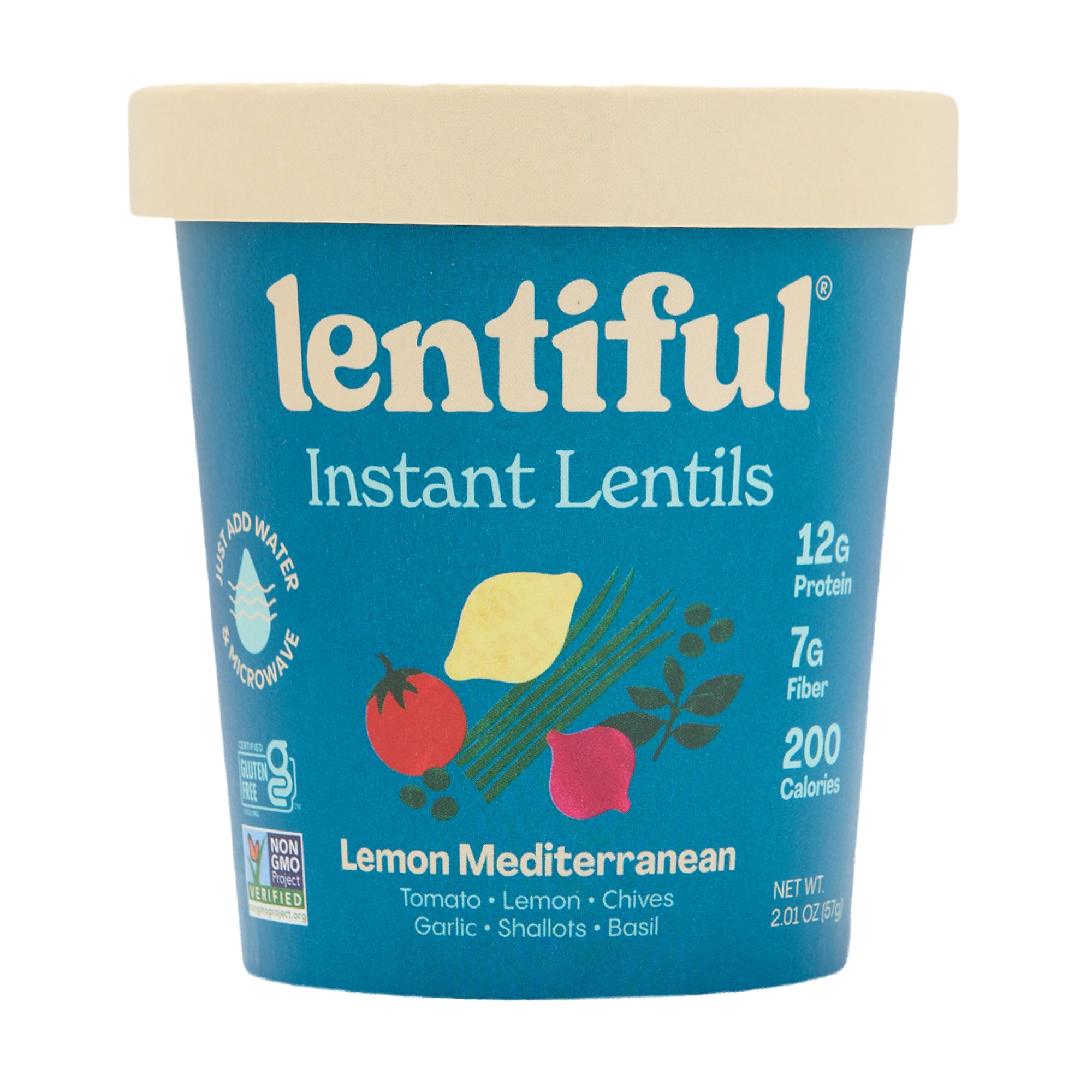 Lentiful Instant Lentils Lemon Mediterranean