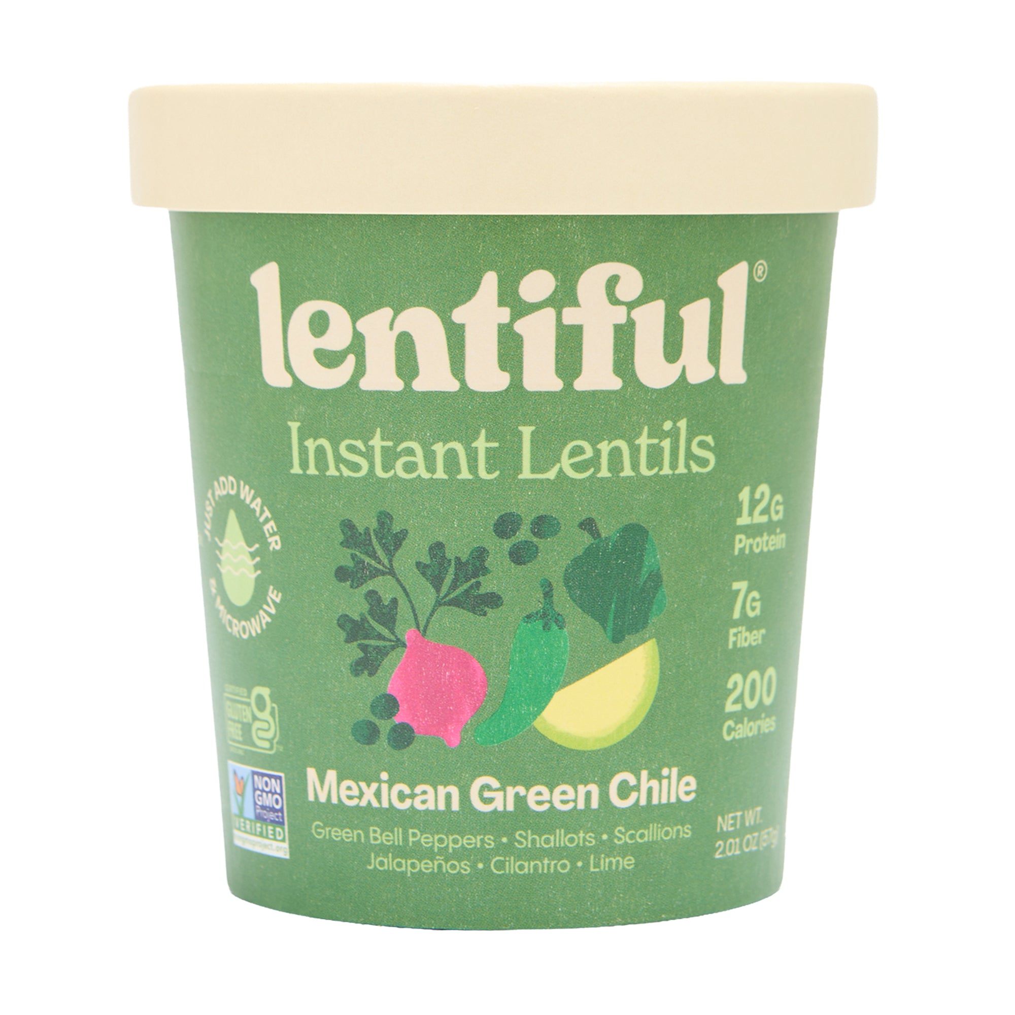 Lentiful Instant Lentils Mexican Green Chile