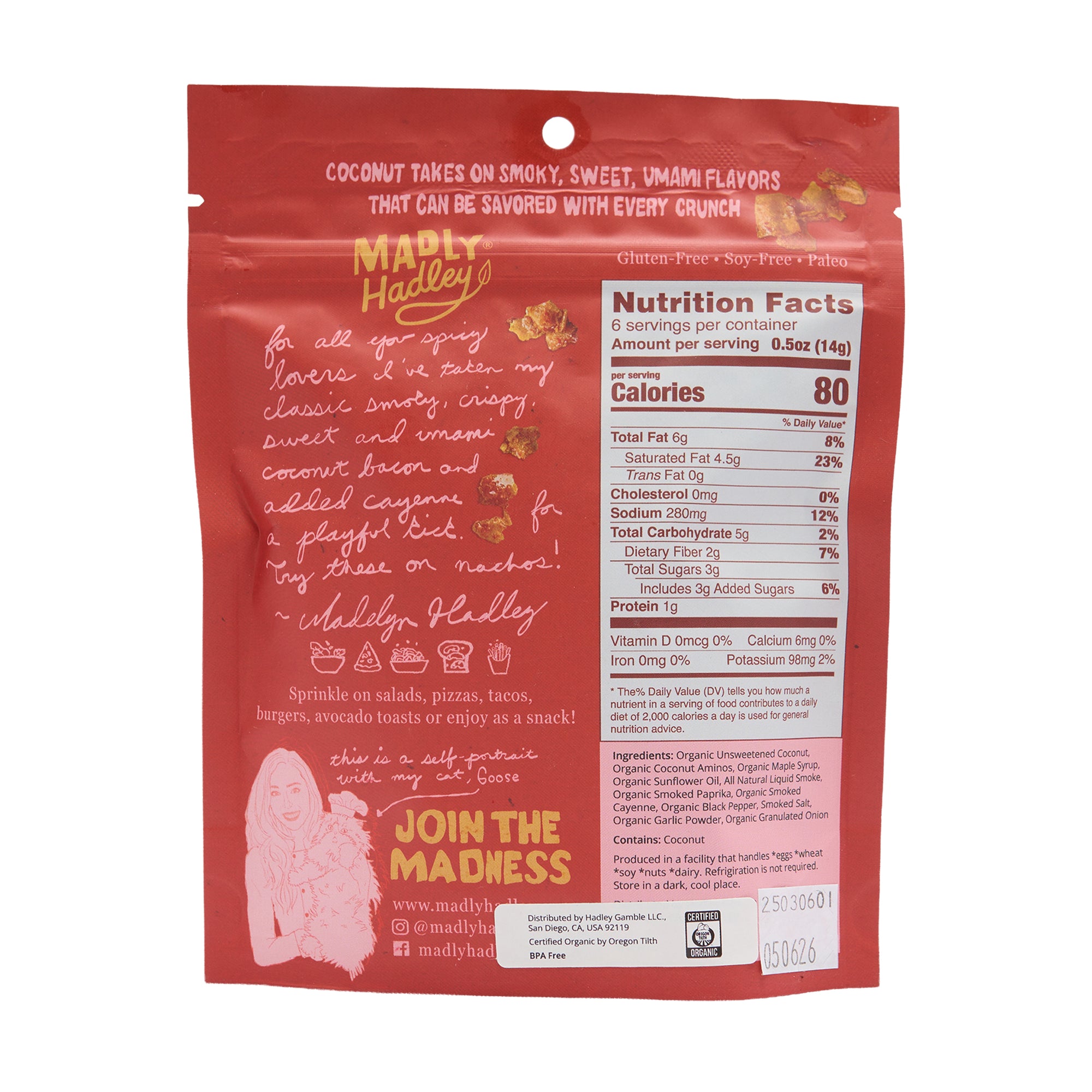 Madly Hadley Bacon Bits Spicy Cayenne