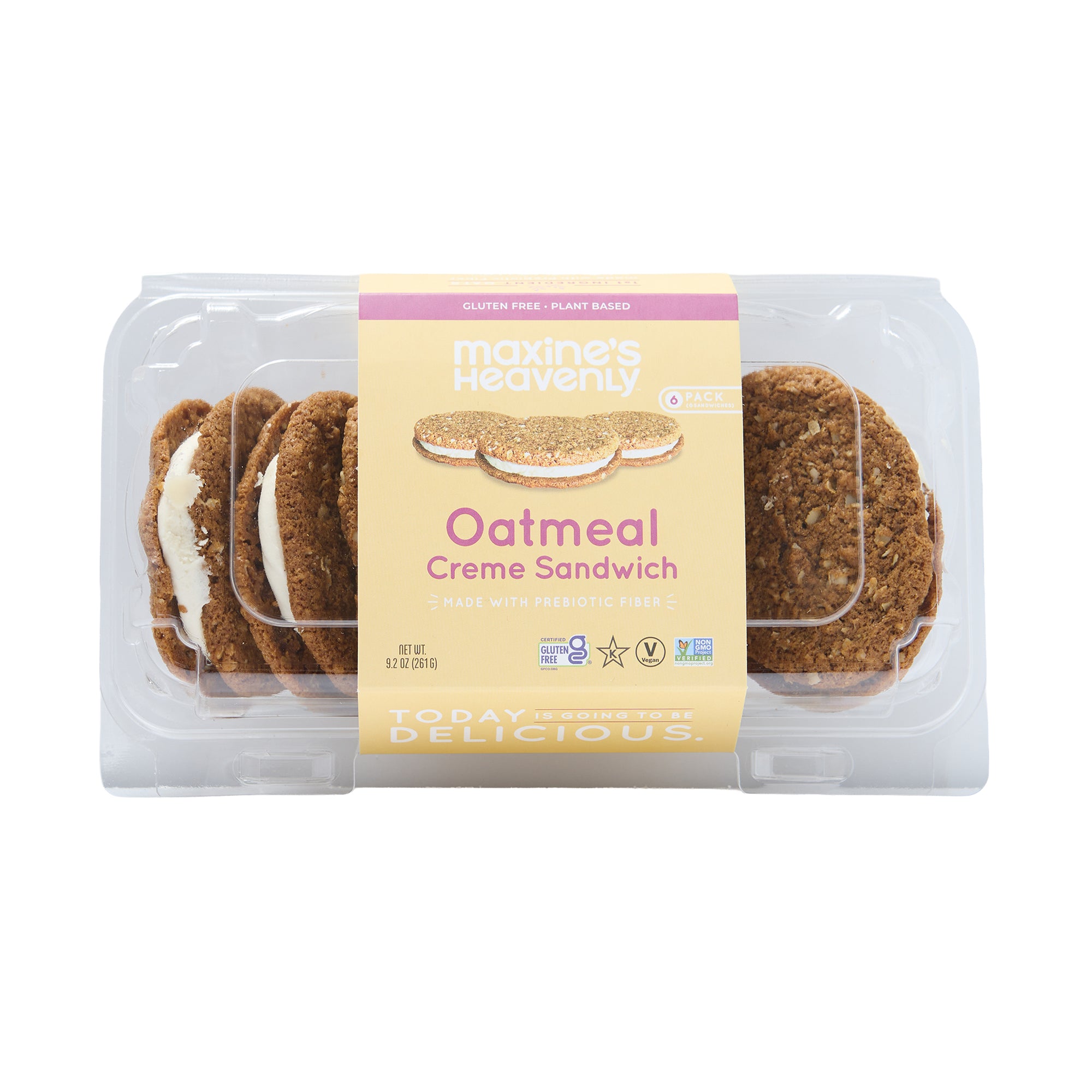 Maxines Heavenly Creme Sandwich Oatmeal 6 Pack