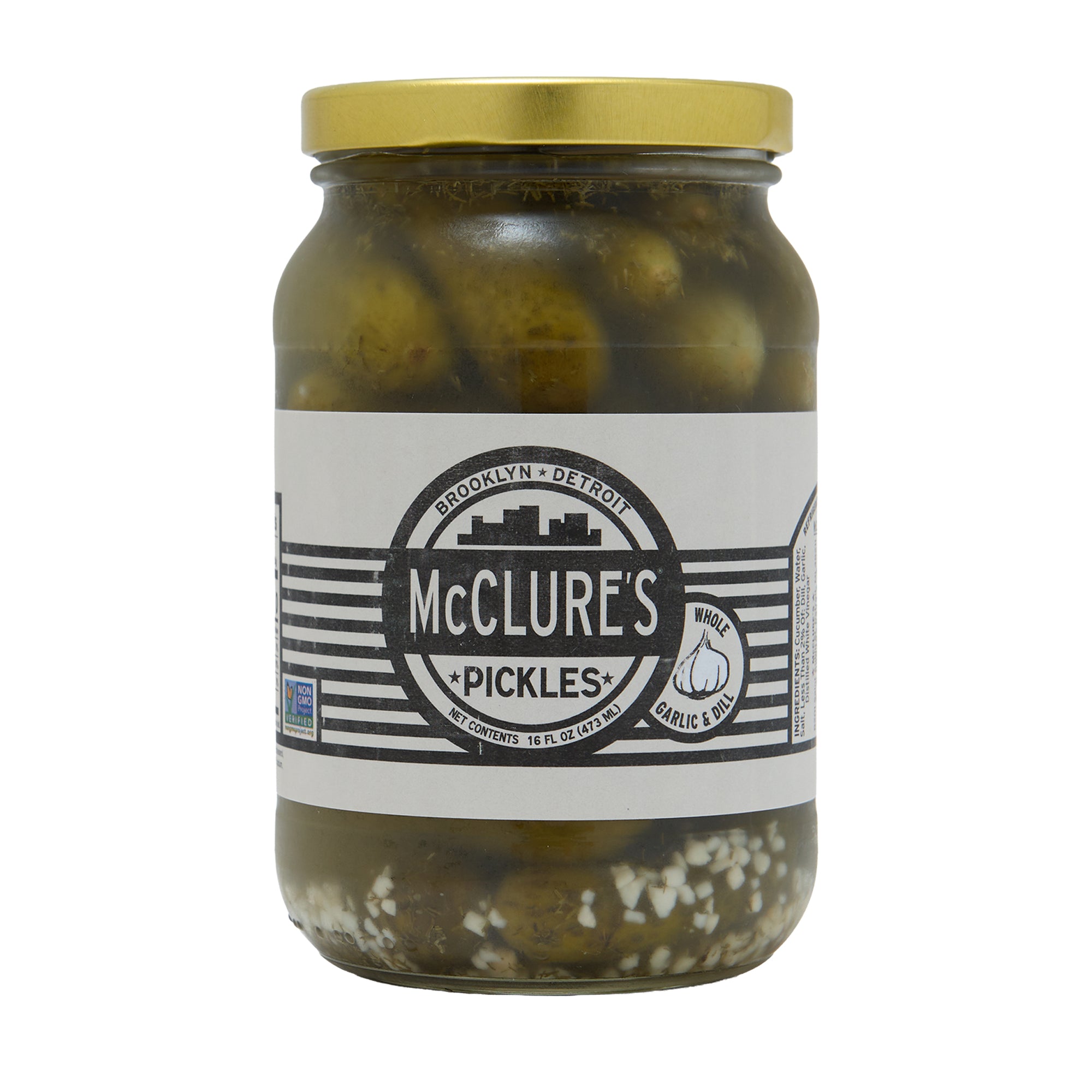 McClures Whole Pickles Garlic Dill