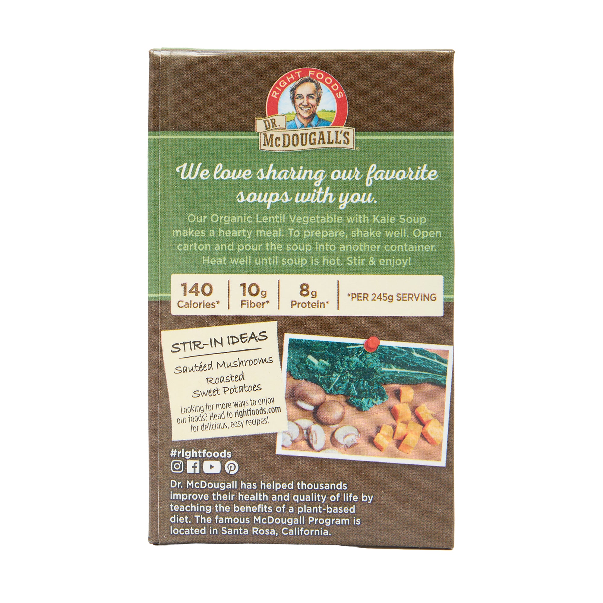 McDougalls Soup Lentil Vegetable