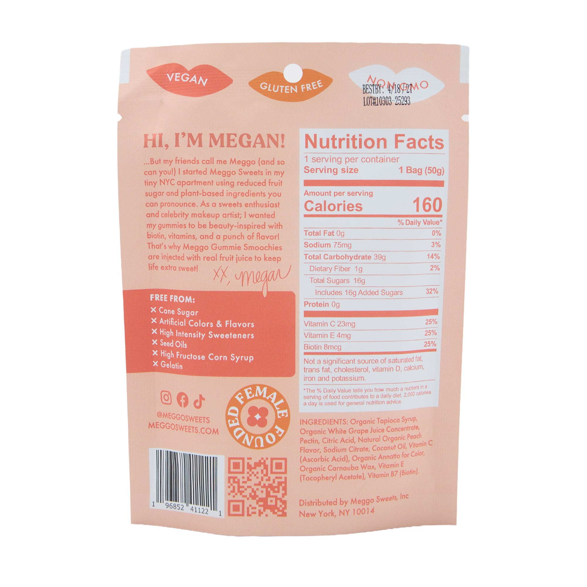 Meggo Gummies Peach