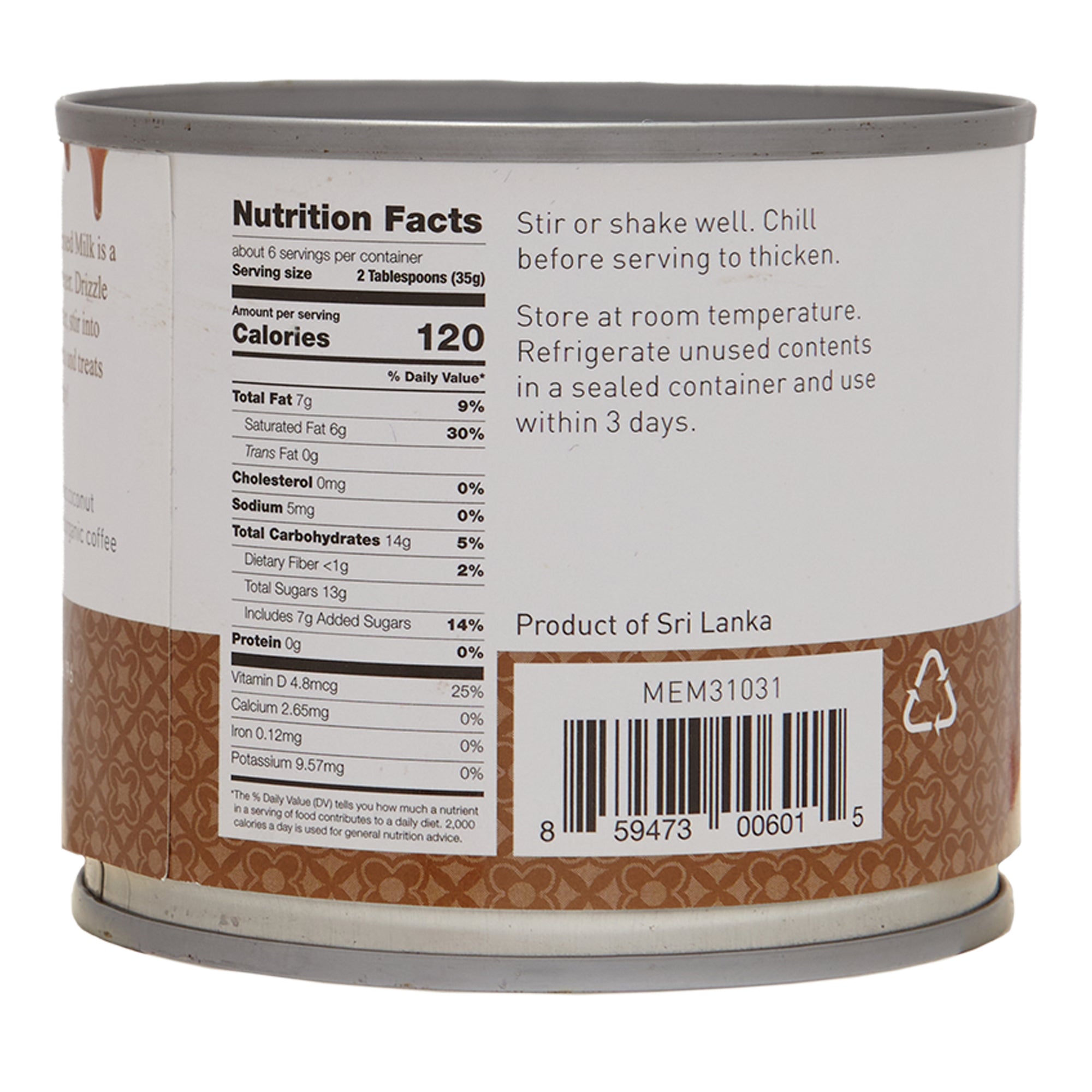 Mementa Coconut Condensed Milk Coffee