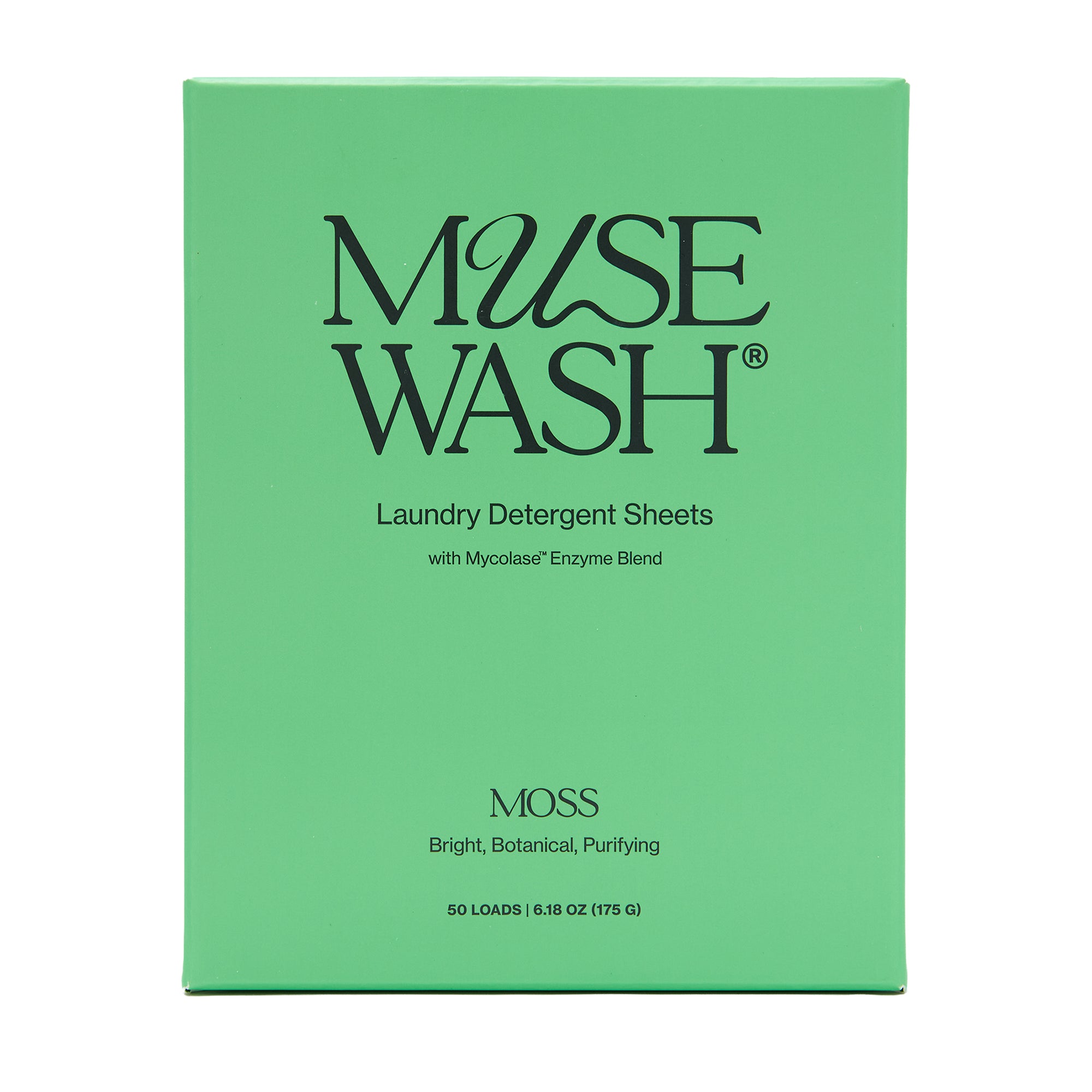 Musewash Laundry Detergent Sheets Moss