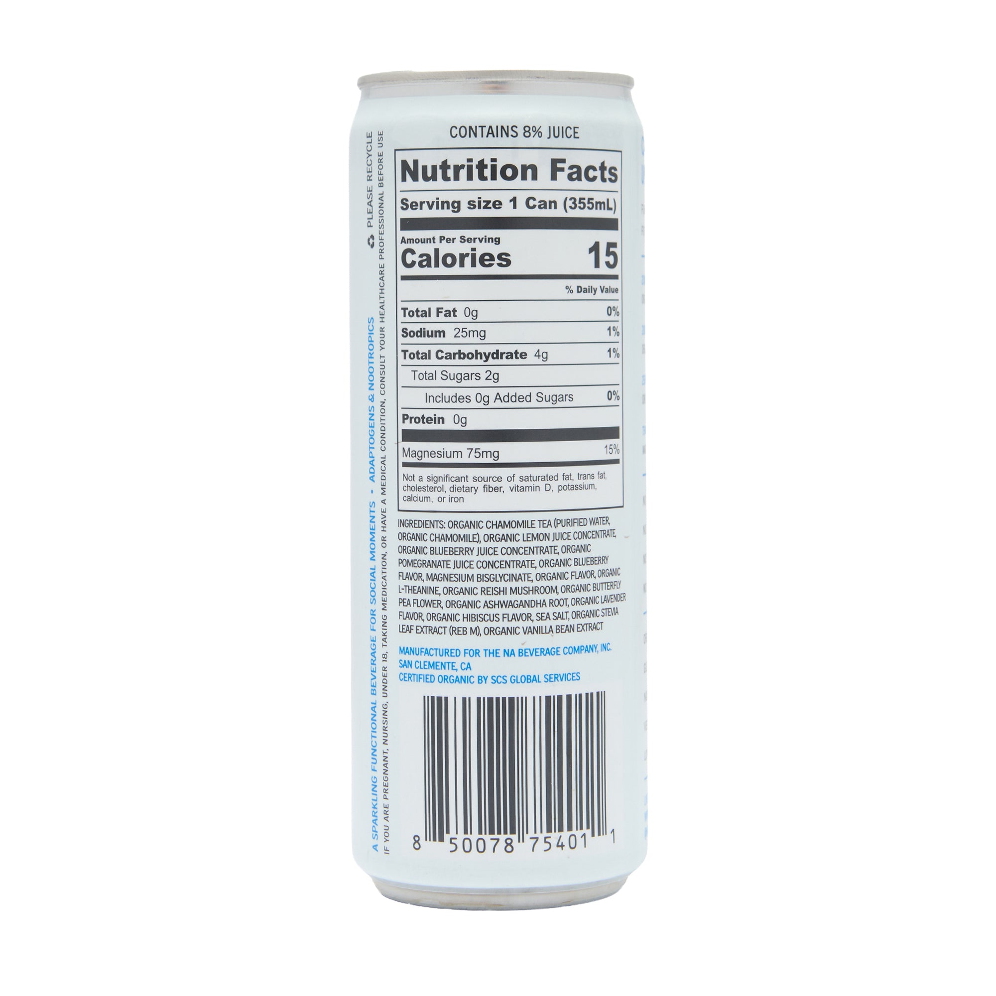 The NA Beverage Company Tonic Lavender Blueberry