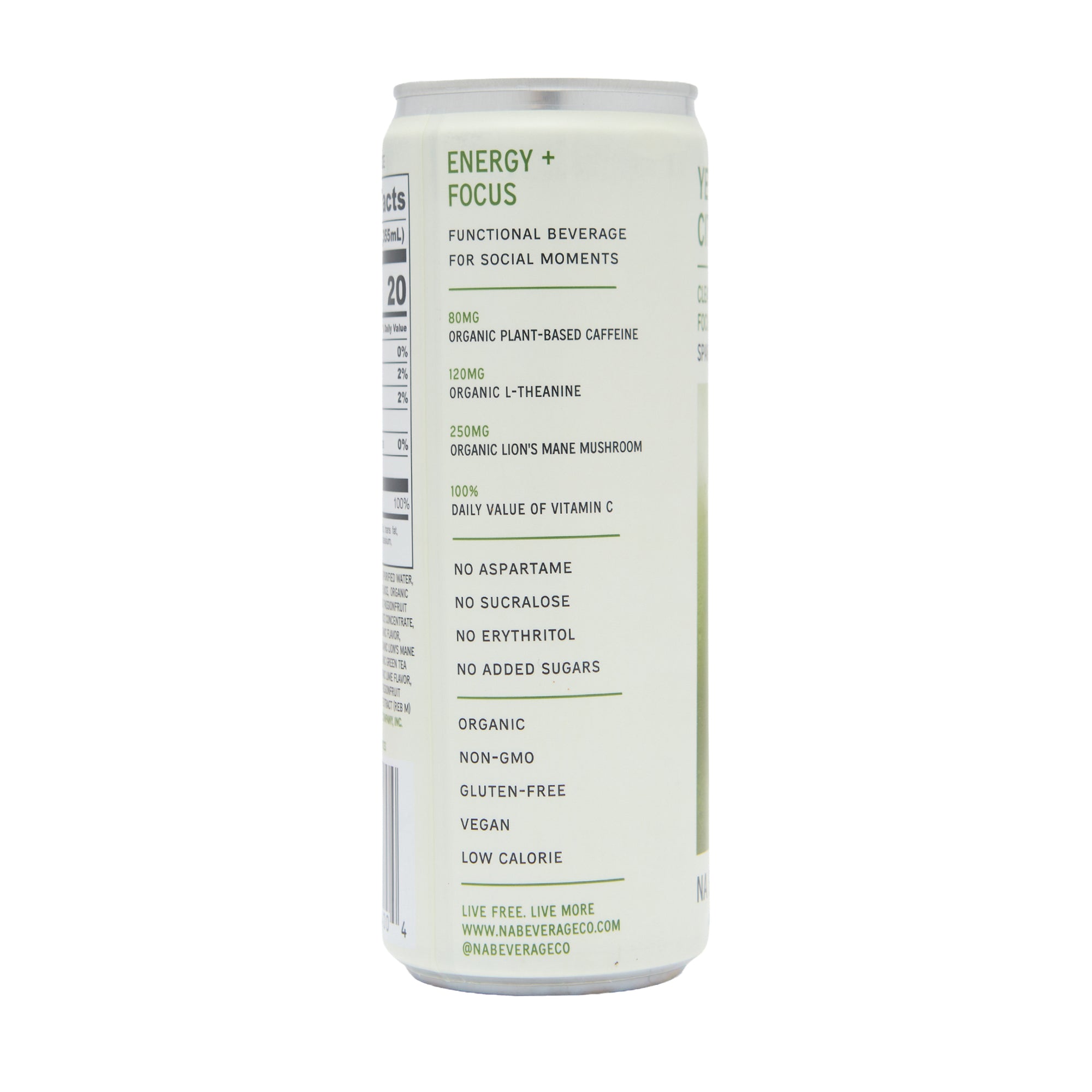 The NA Beverage Company Tonic Yerba Mate Citrus
