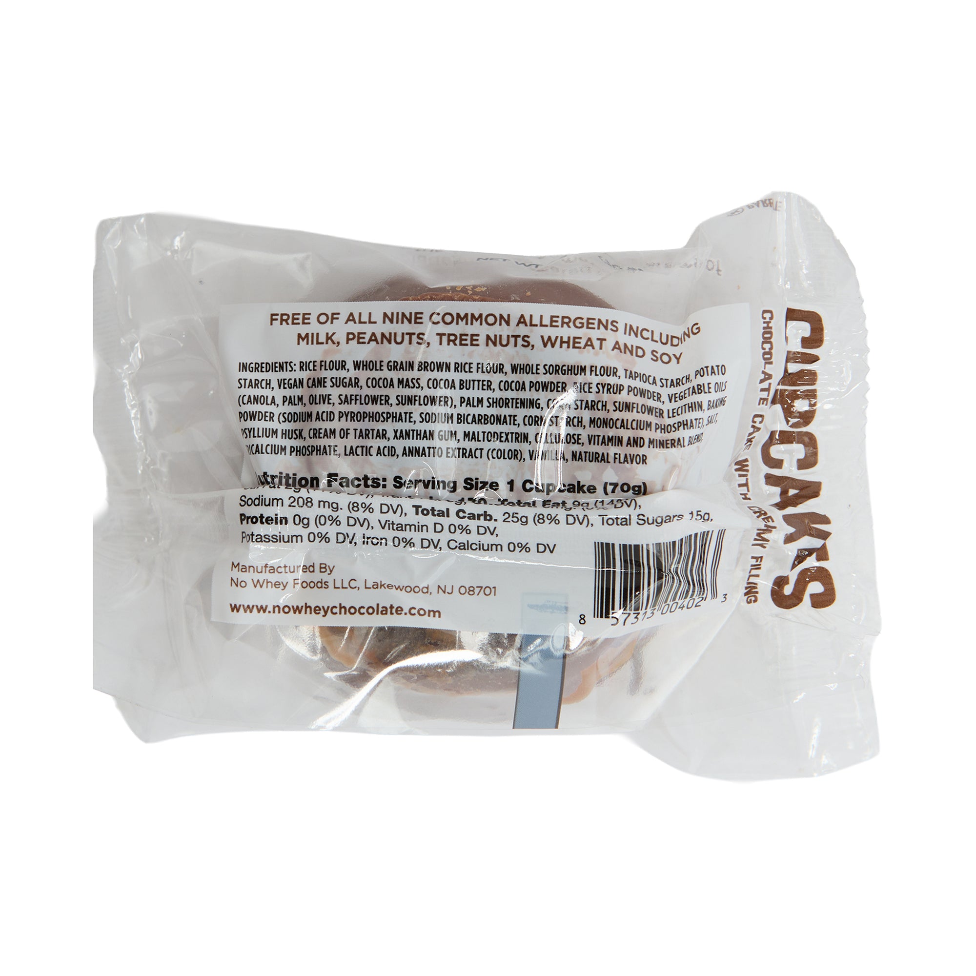 No Whey Cupcakes Creamy Filled