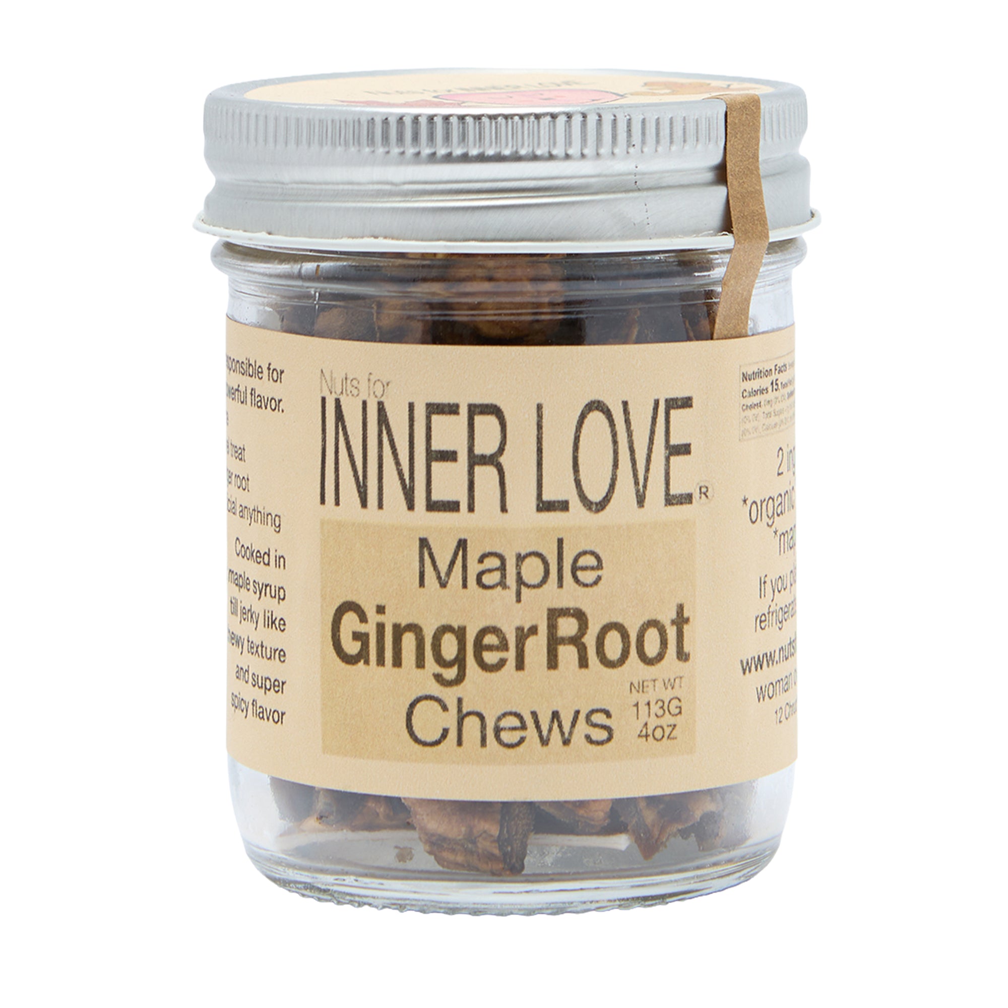 Nuts for Inner Love Maple Ginger Chews