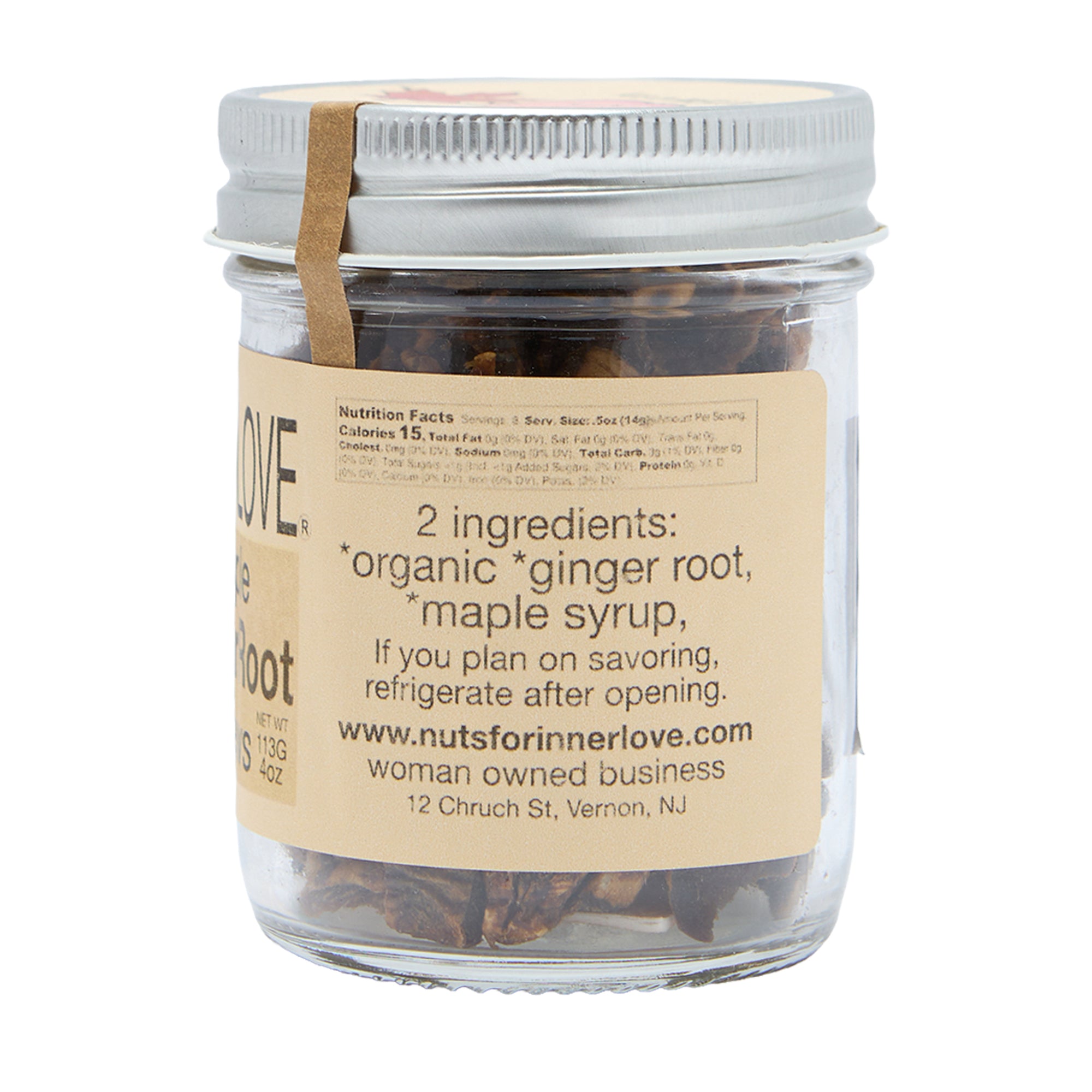 Nuts for Inner Love Maple Ginger Chews