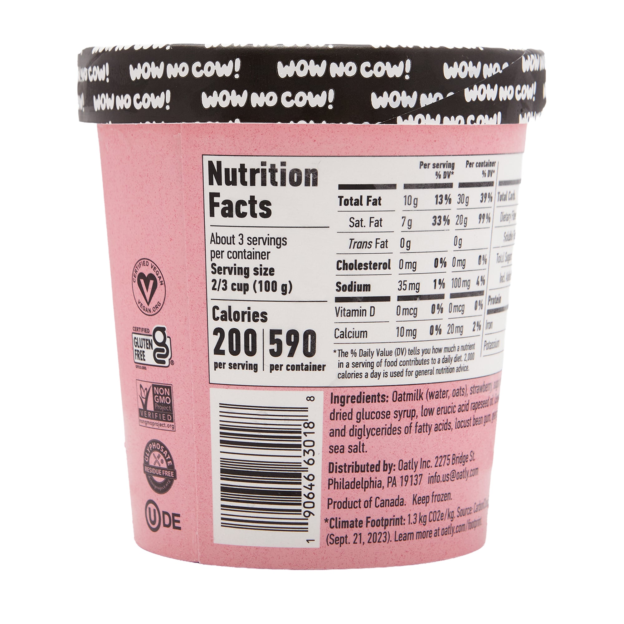 Oatly Ice Cream Strawberry
