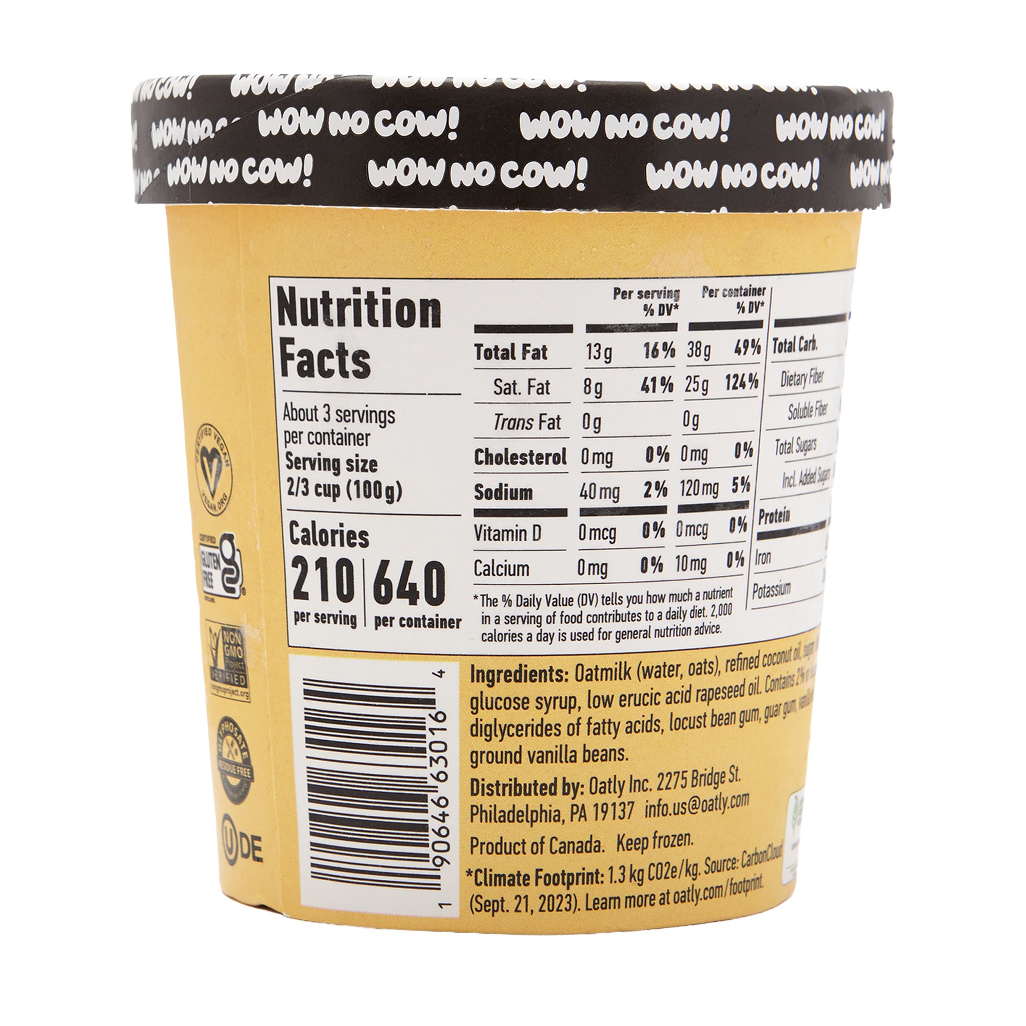 Oatly Ice Cream Vanilla