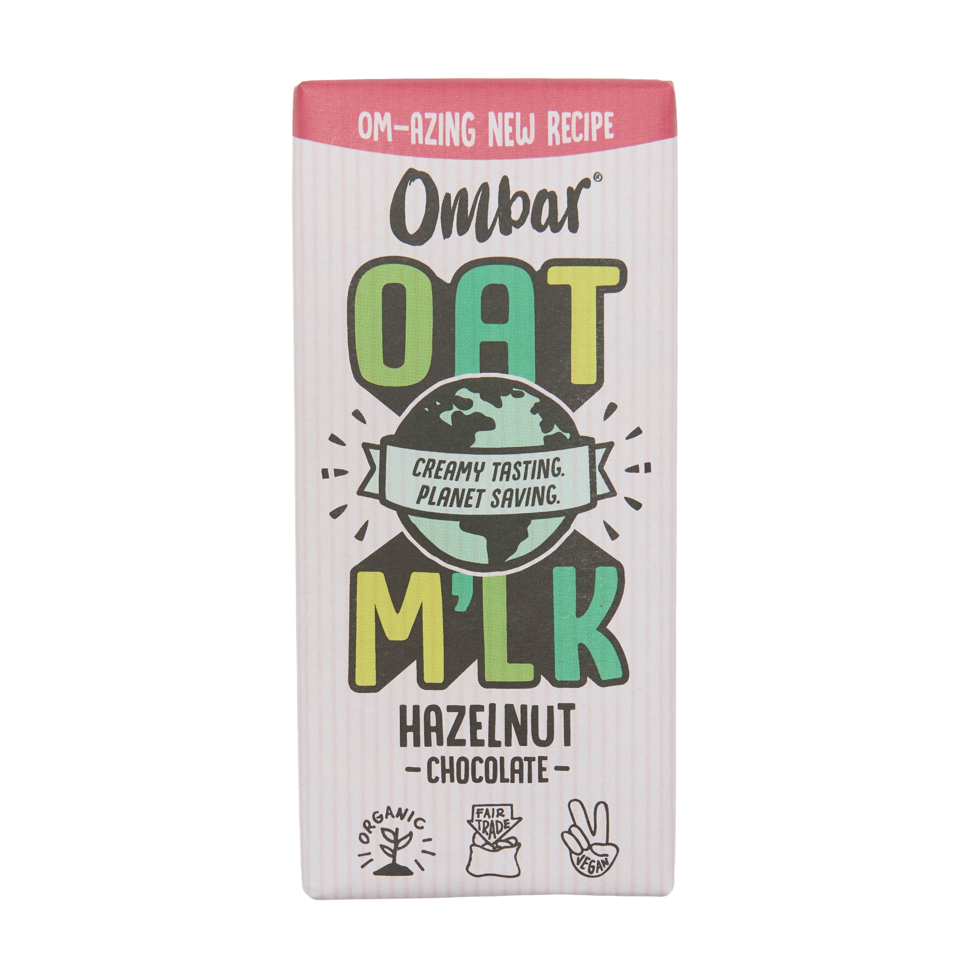 Ombar Oat Milk Chocolate Bar Hazelnut