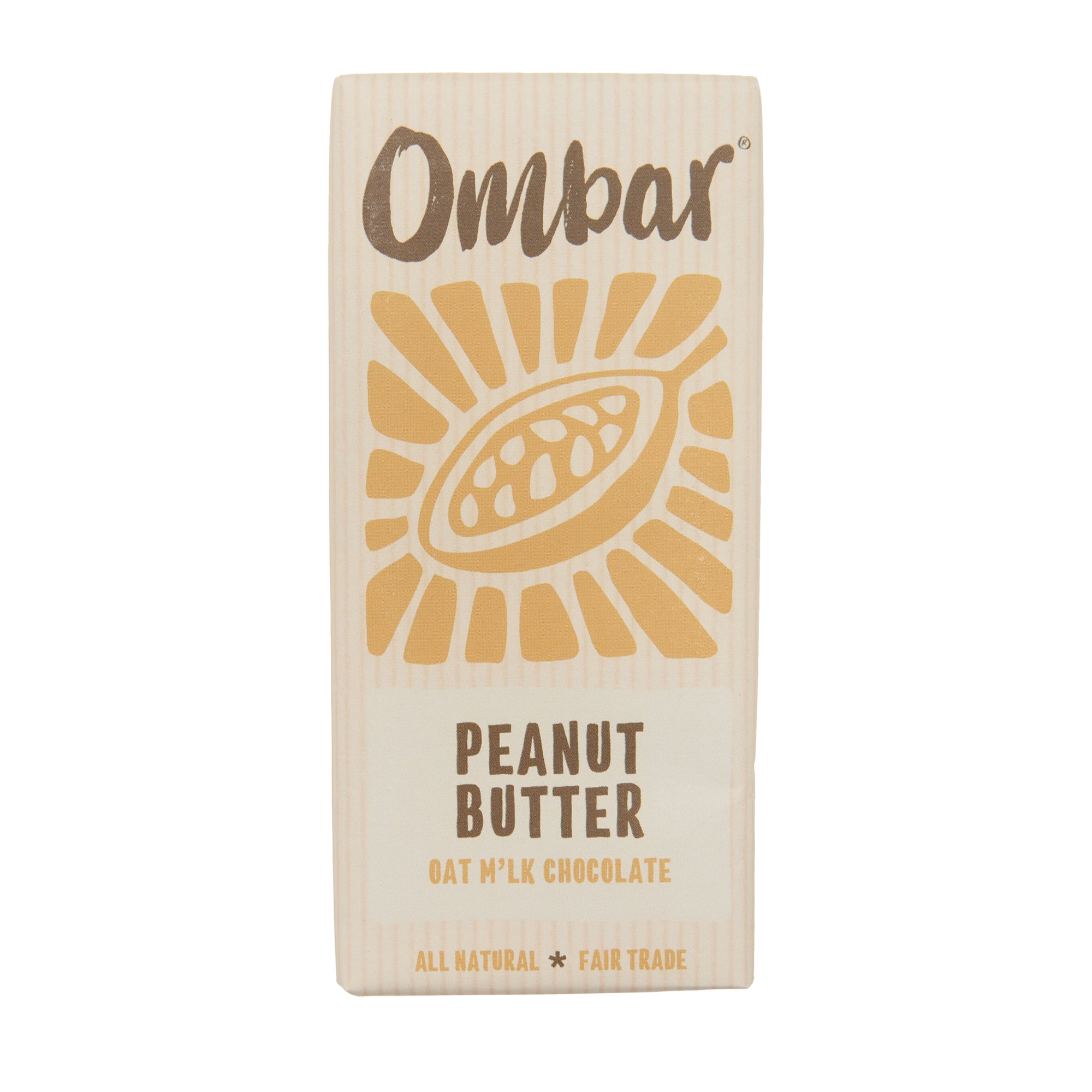 Ombar Oat Milk Chocolate Bar Peanut Butter
