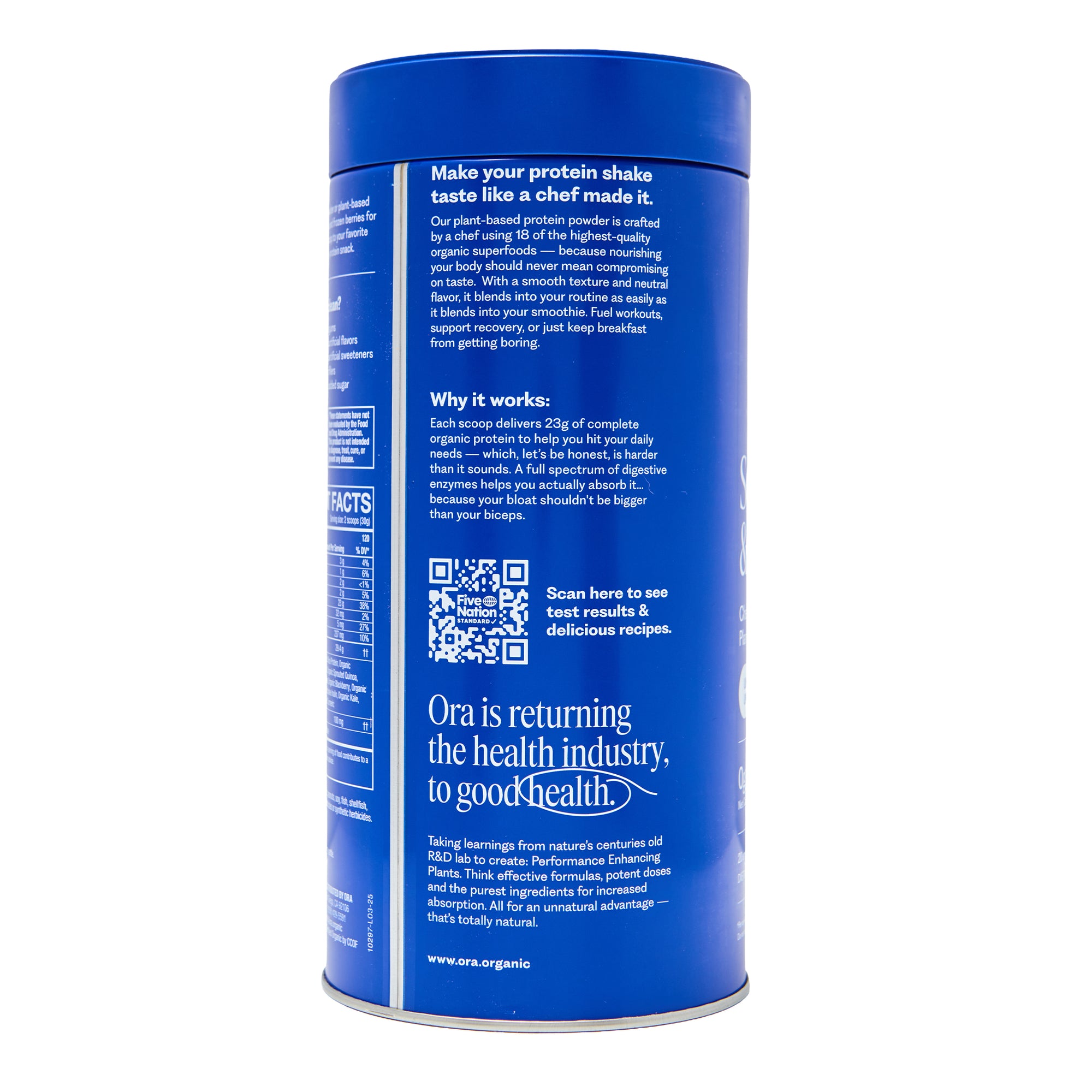 Ora Organics Protein Powder So Lean & So Clean