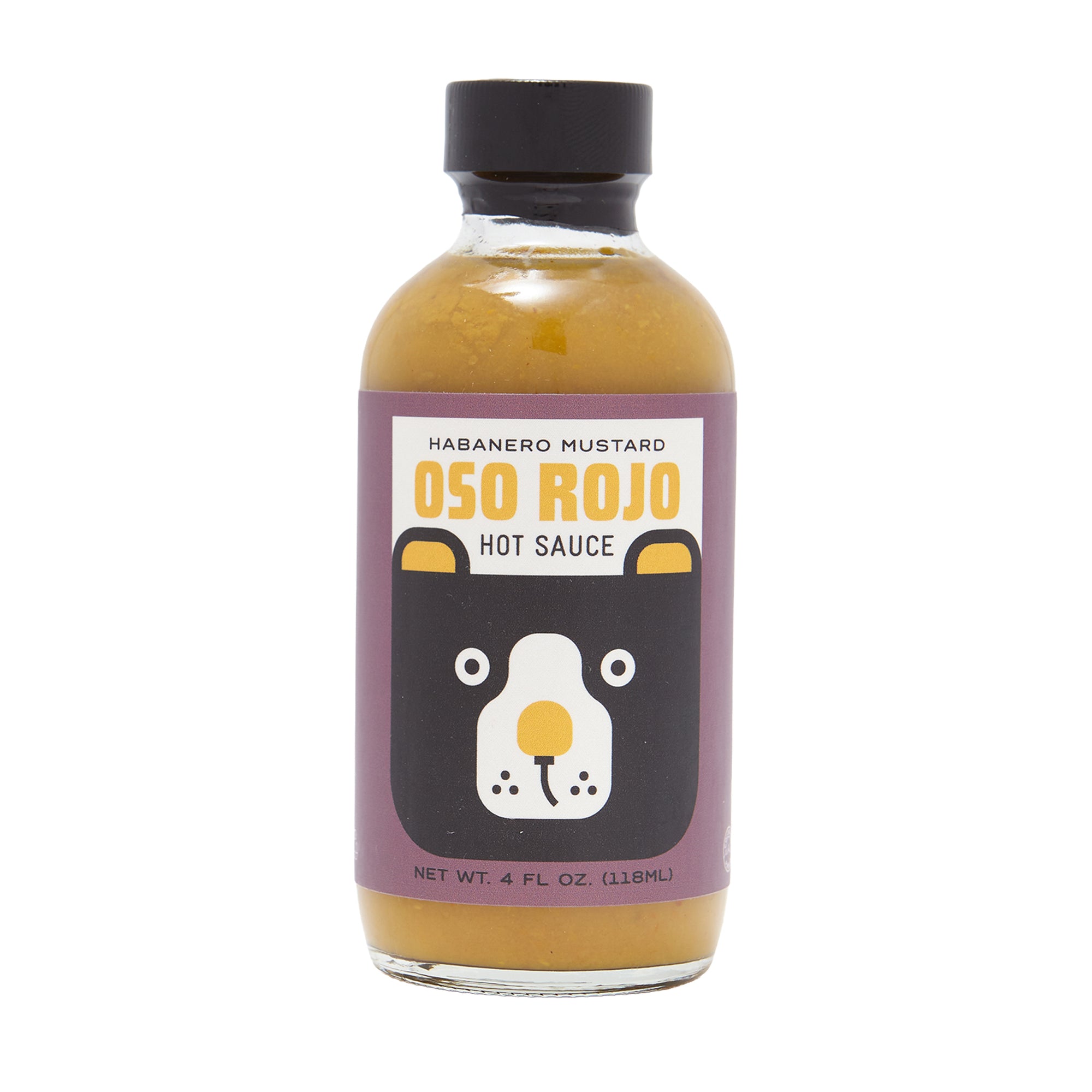 Oso Rojo Hot Sauce Habanero Mustard