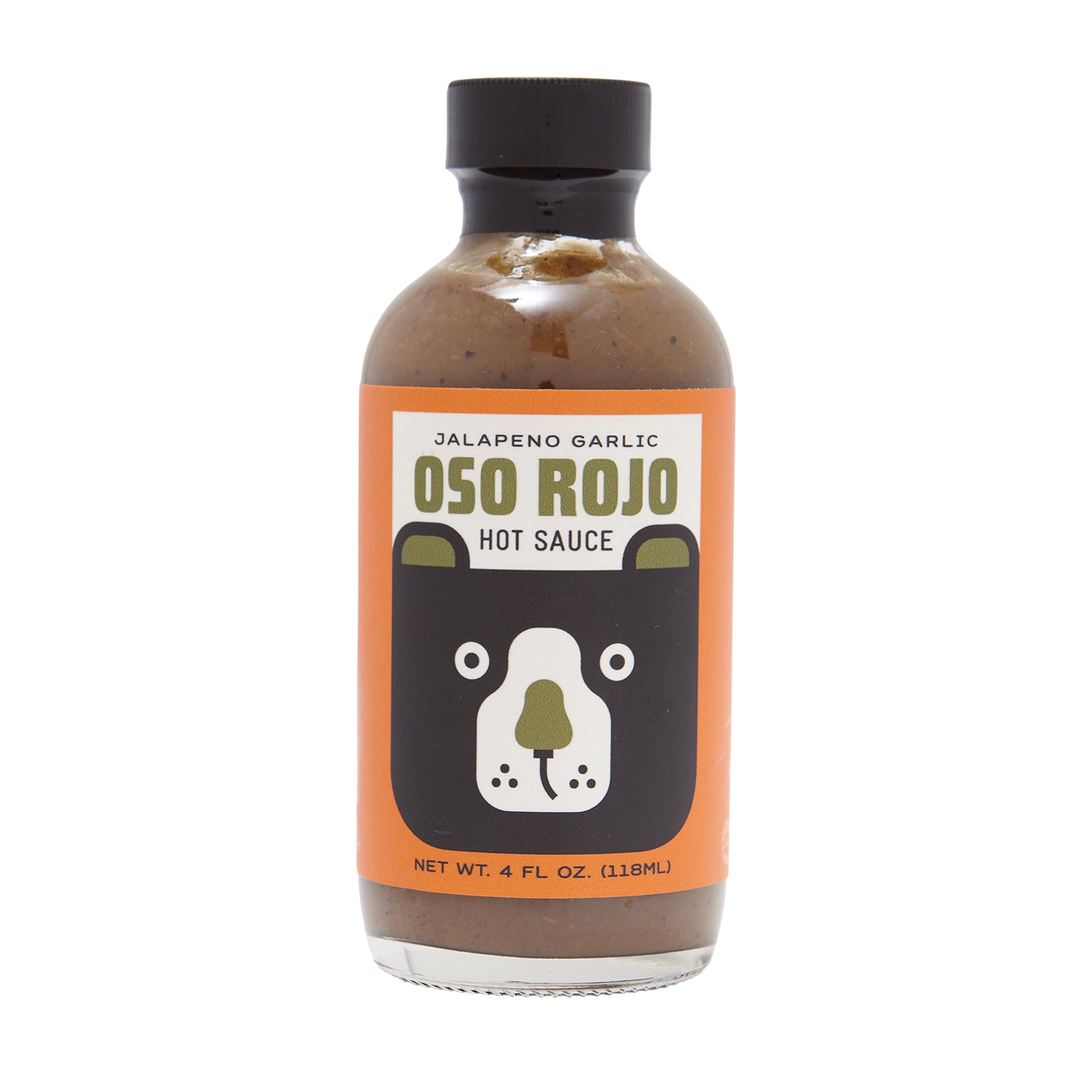 Oso Rojo Hot Sauce Jalapeno Garlic