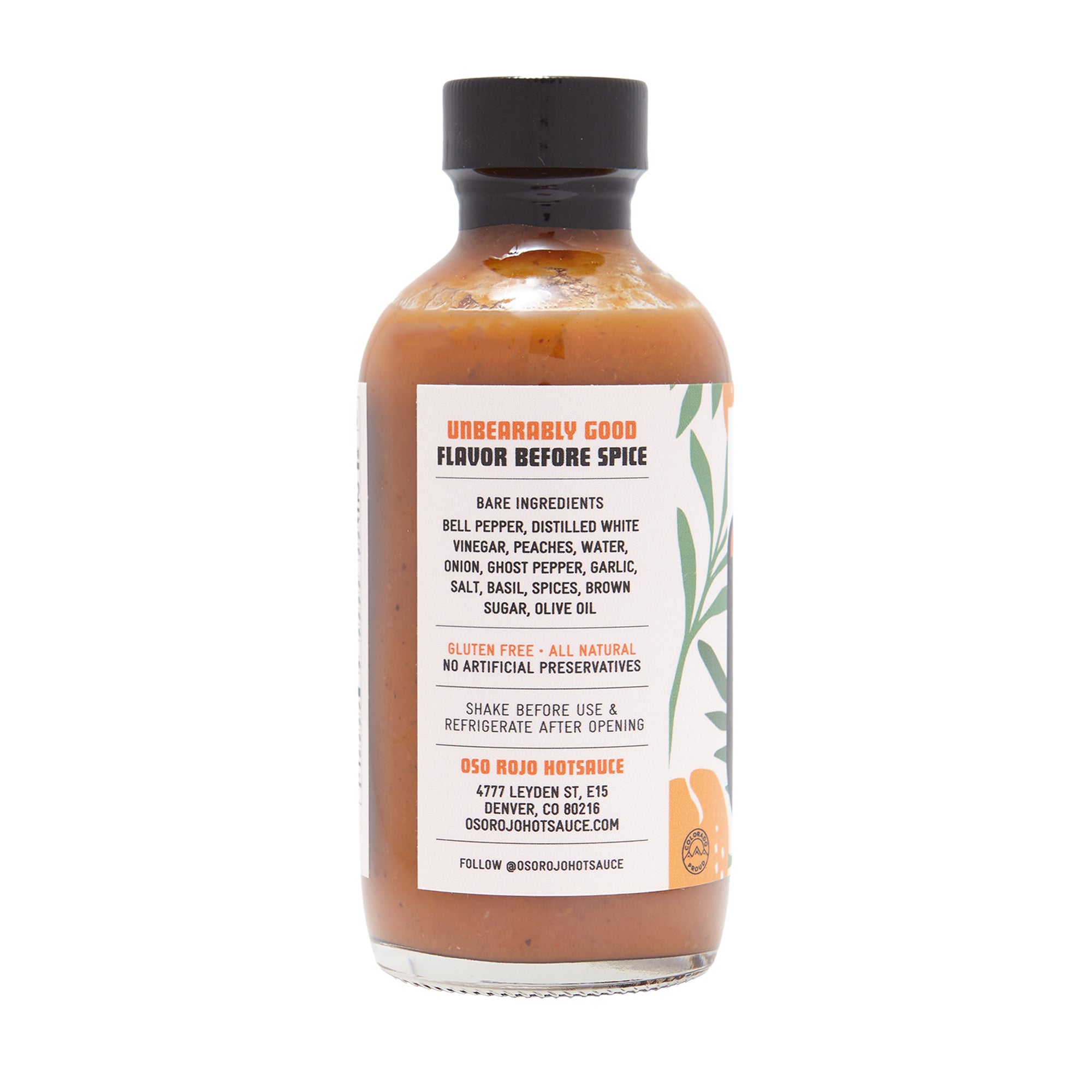 Oso Rojo Hot Sauce Peach Phantom