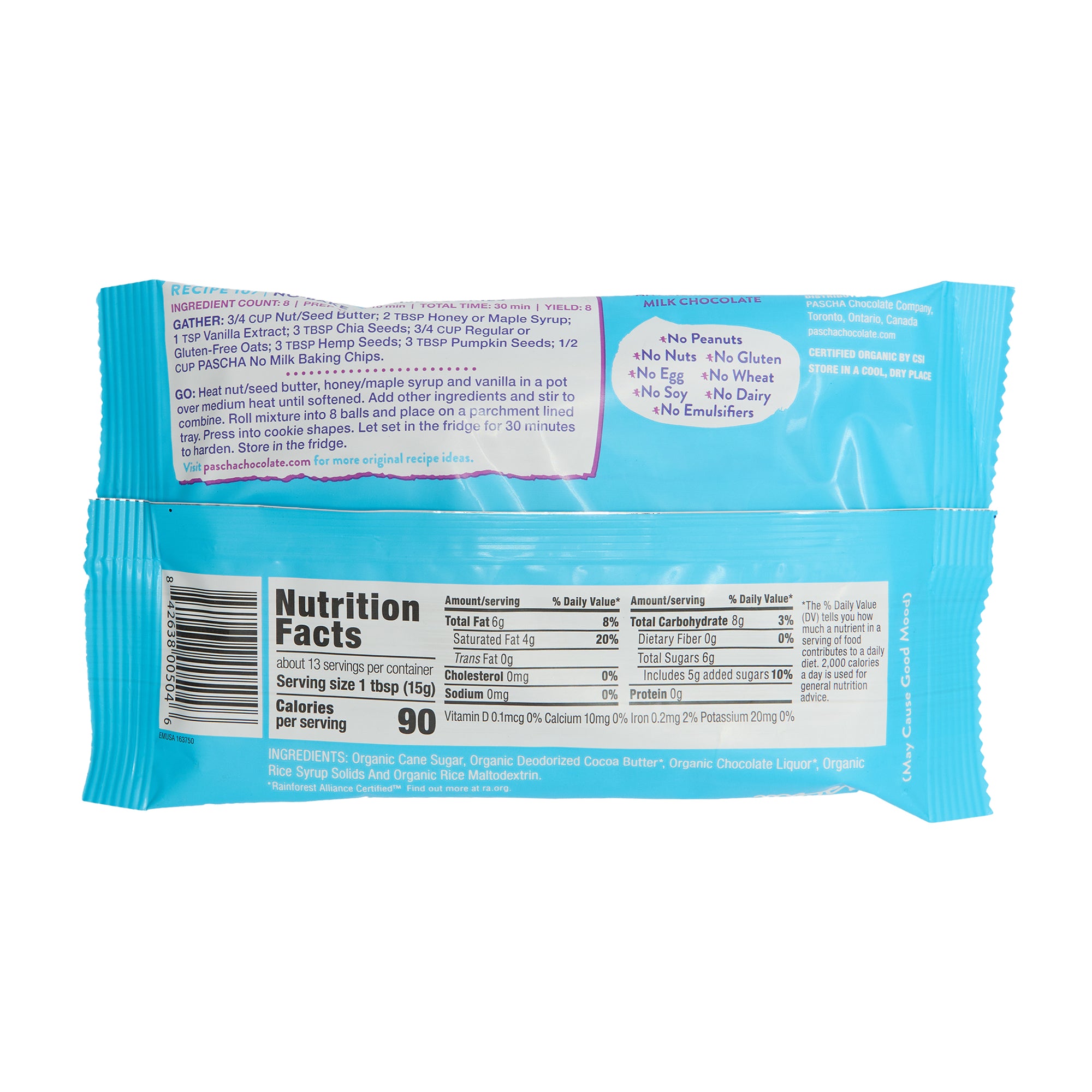 Pascha Chocolate Baking Chips Milk