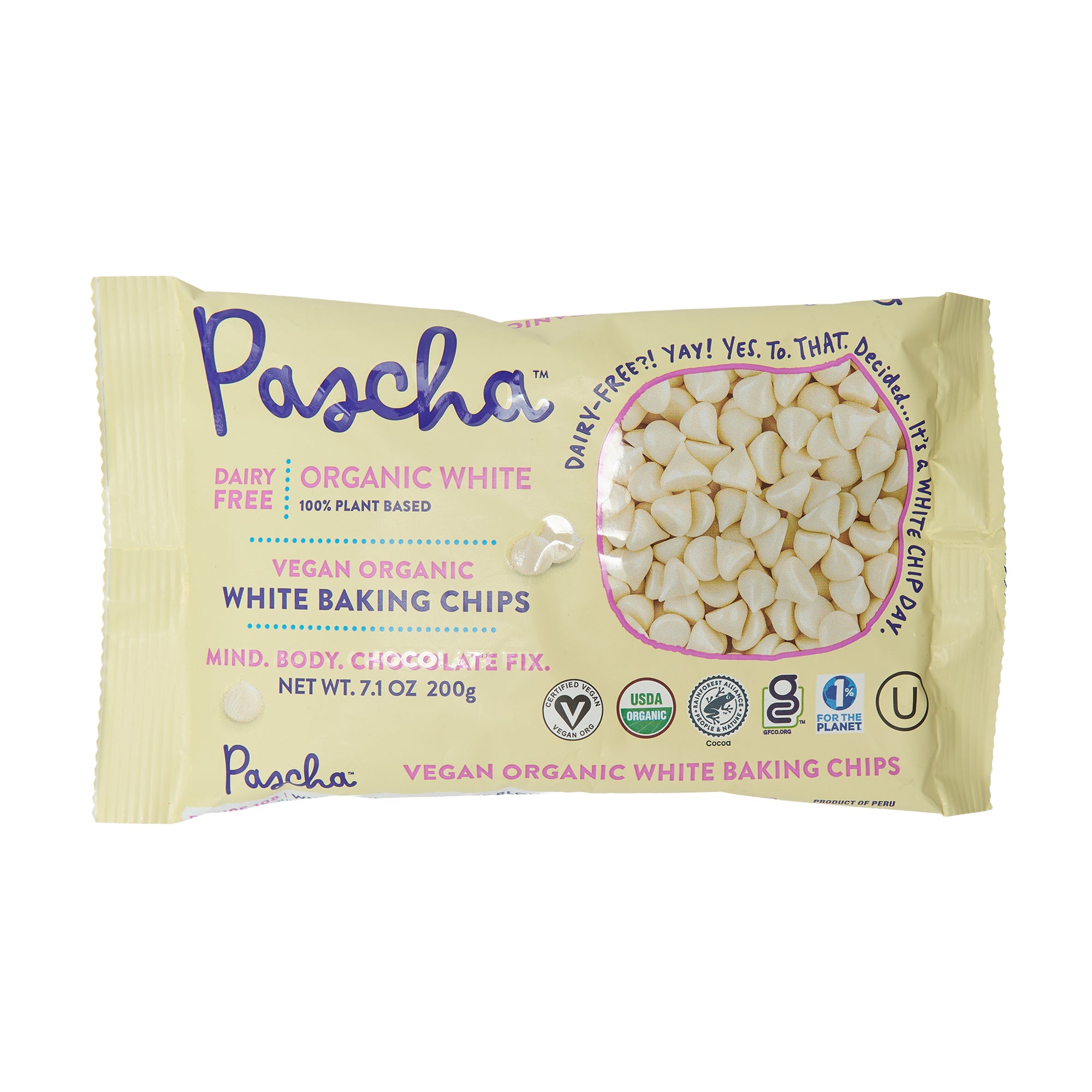 Pascha Chocolate Baking Chips White