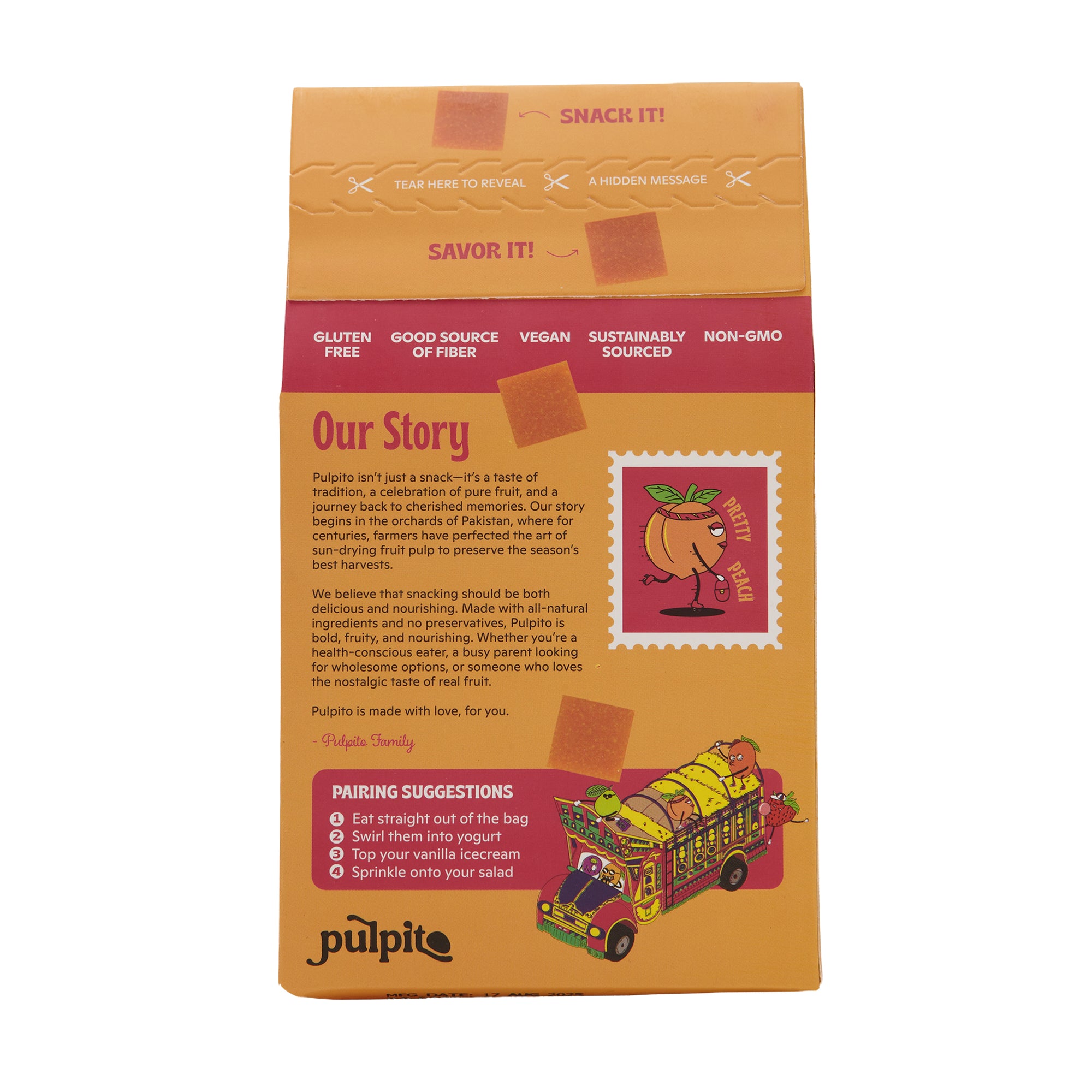 Pulpito Fruit Bites Pretty Peach