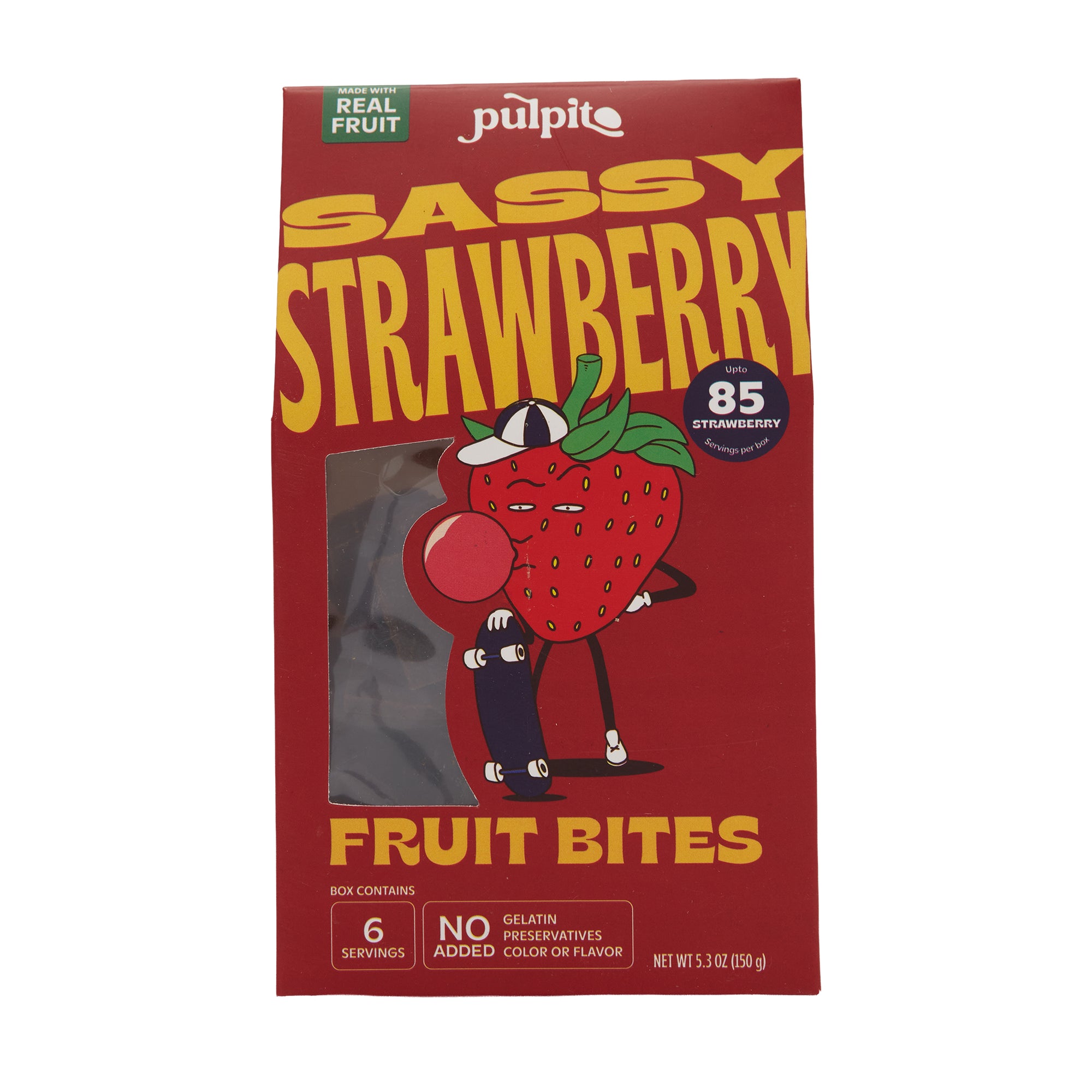 Pulpito Fruit Bites Sassy Strawberry