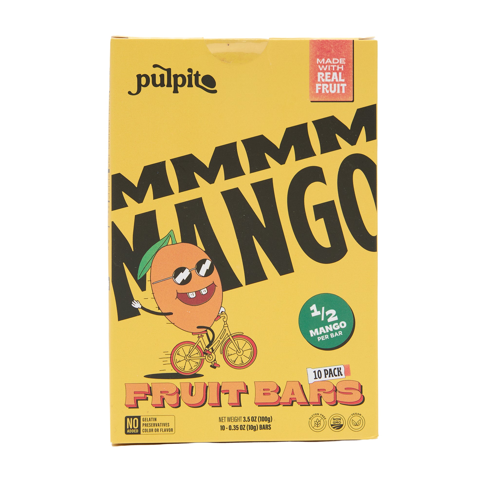 Pulpito Fruit Jerky Mmmmm Mango Box