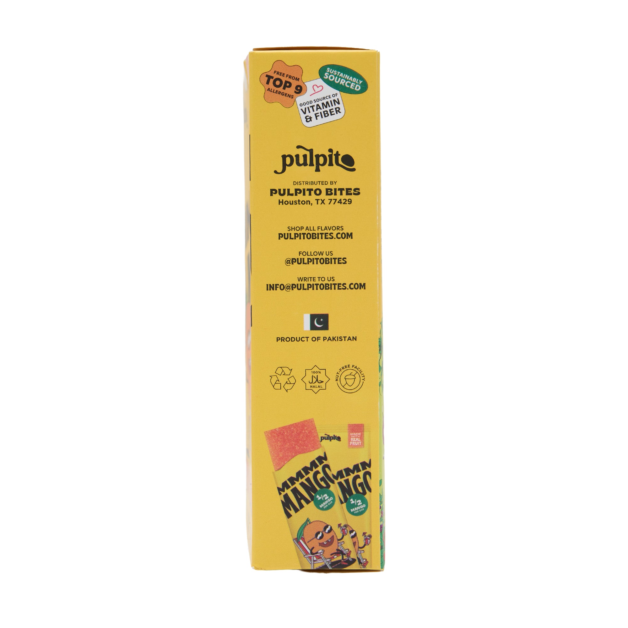 Pulpito Fruit Jerky Mmmmm Mango Box