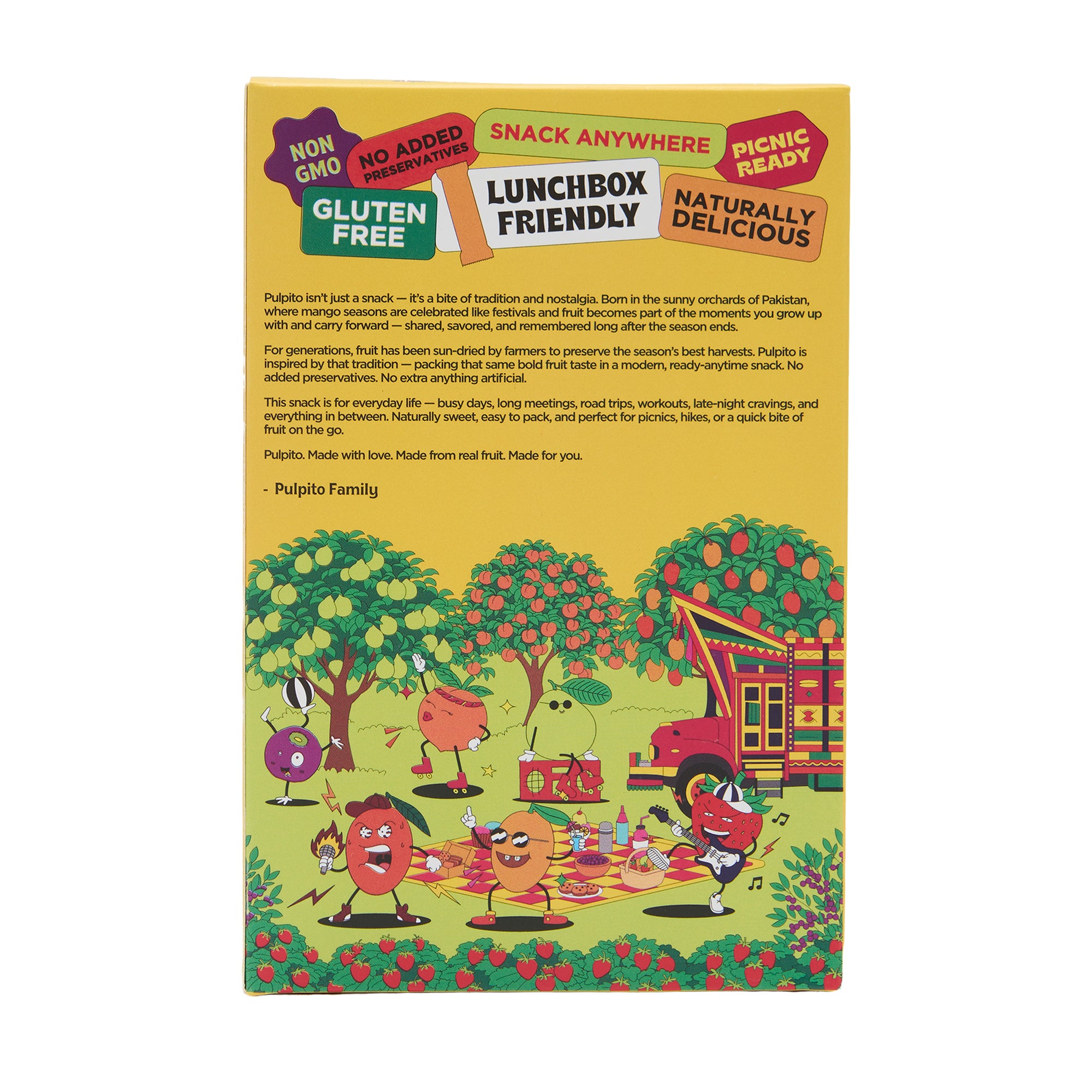 Pulpito Fruit Jerky Mmmmm Mango Box