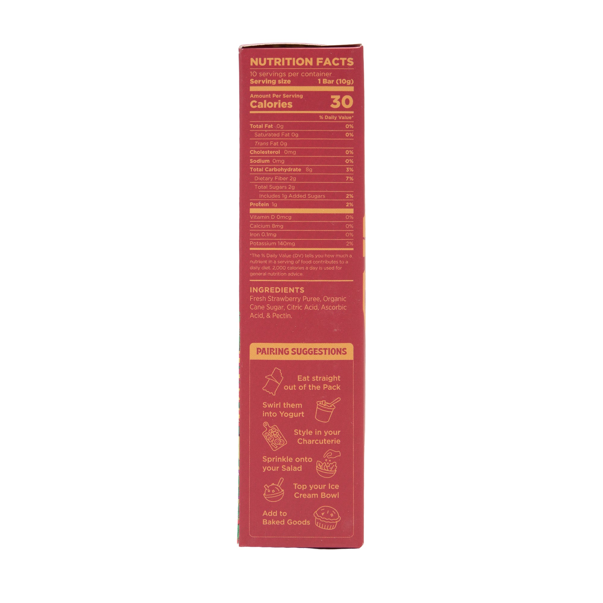 Pulpito Fruit Jerky Sassy Strawberry Box