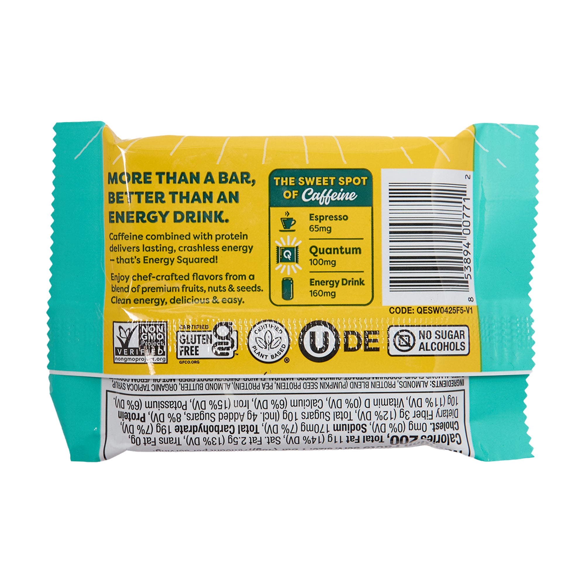 Quantum Energy Square Caramel Almond Sea Salt