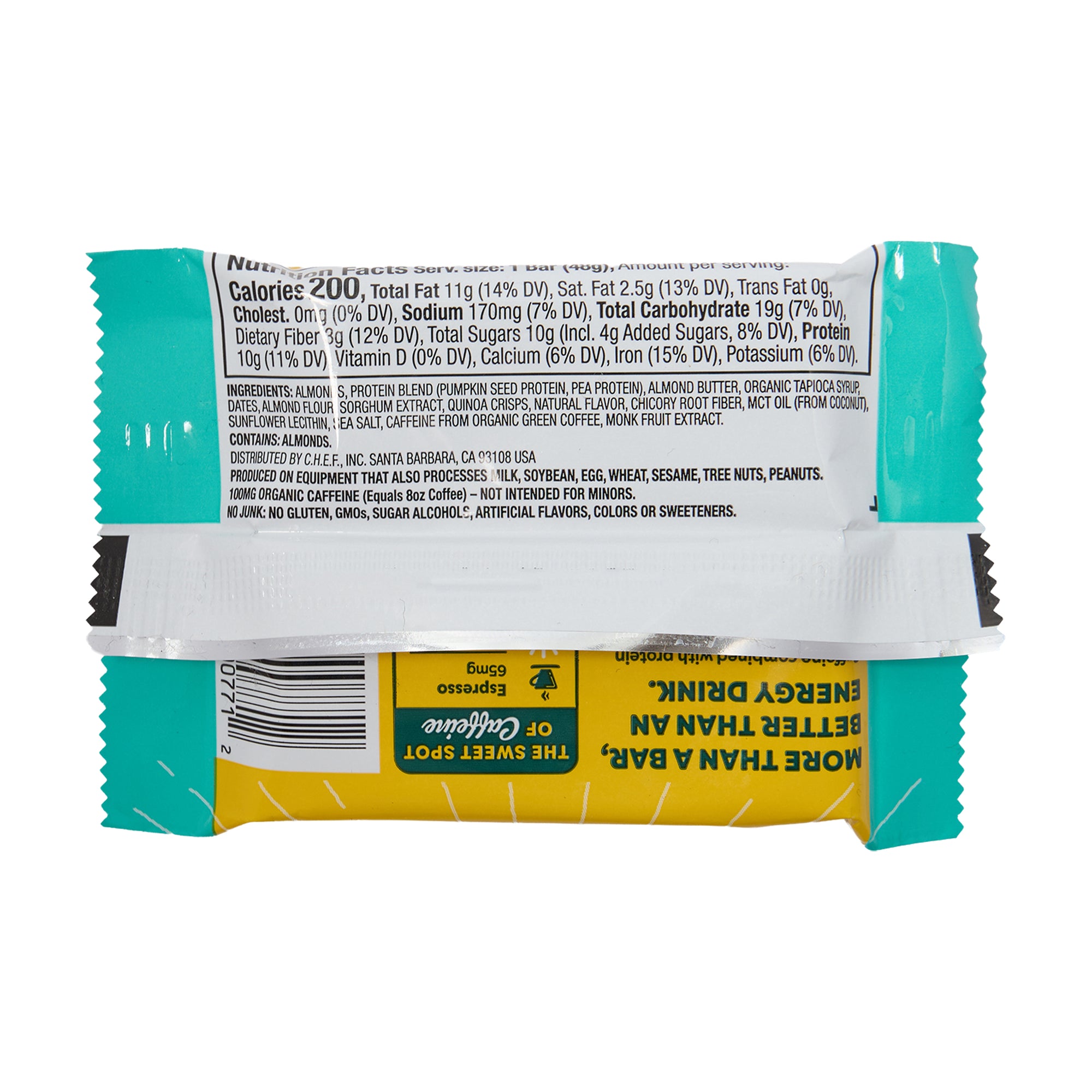 Quantum Energy Square Caramel Almond Sea Salt