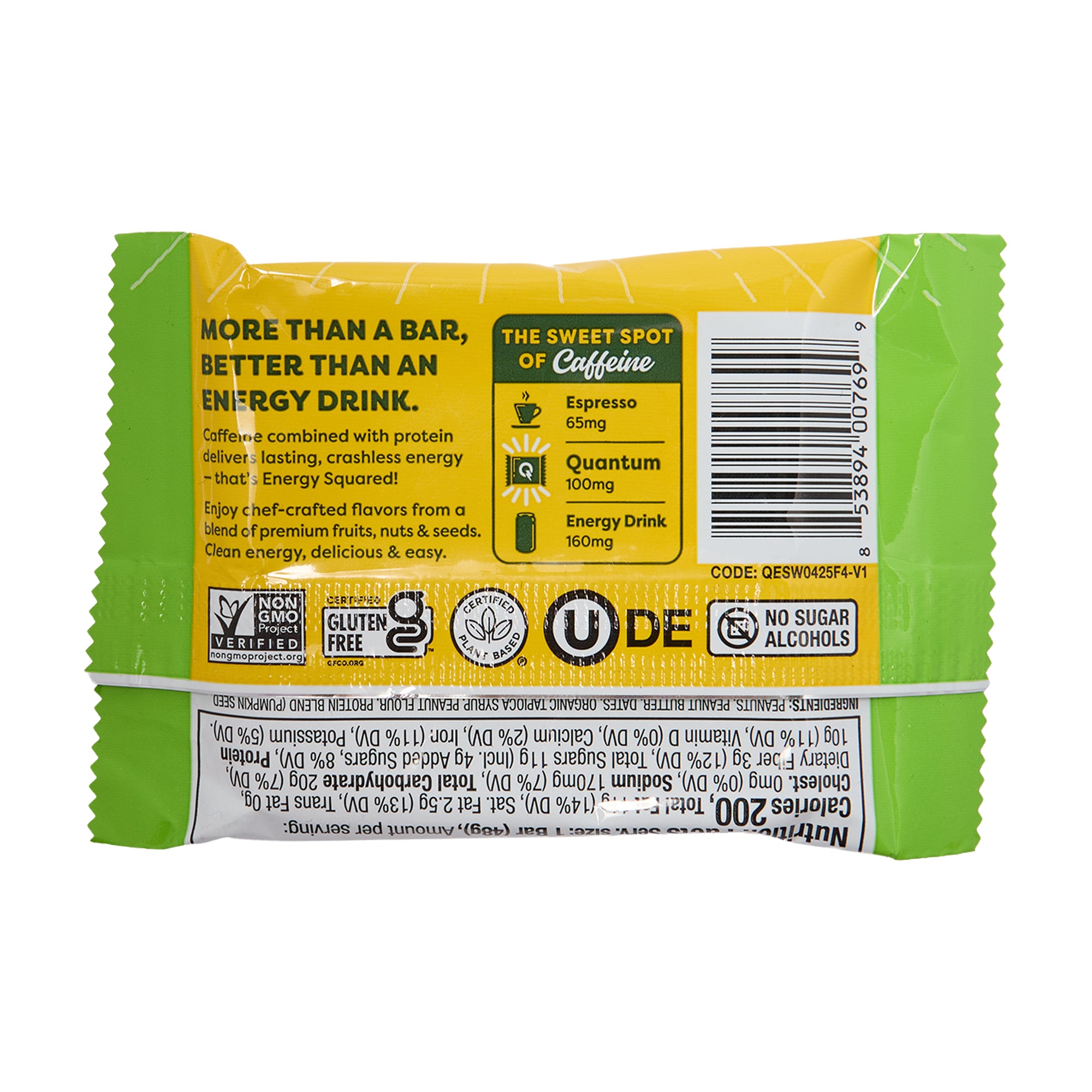 Quantum Energy Square Salted Peanut Butter Crunch